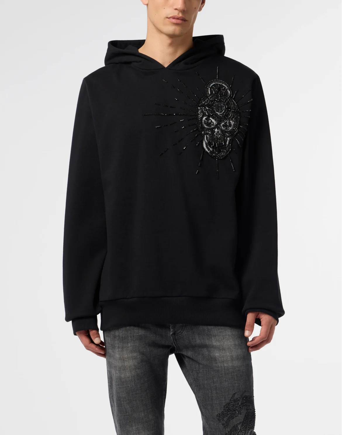 Hoodie Skull Stones, цвет: Черный