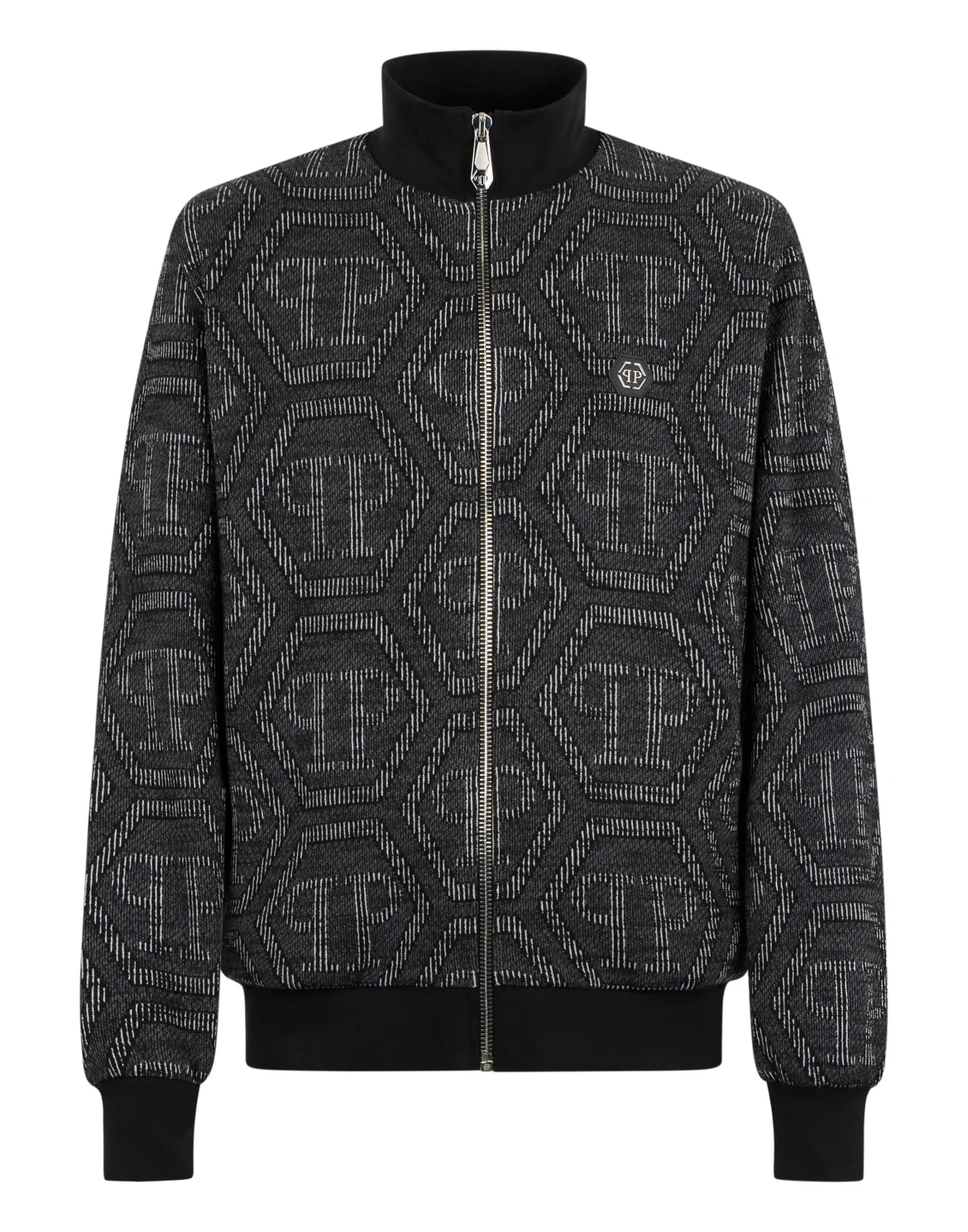 Jacquard Tracksuit Jacket Monogram, цвет: Черный