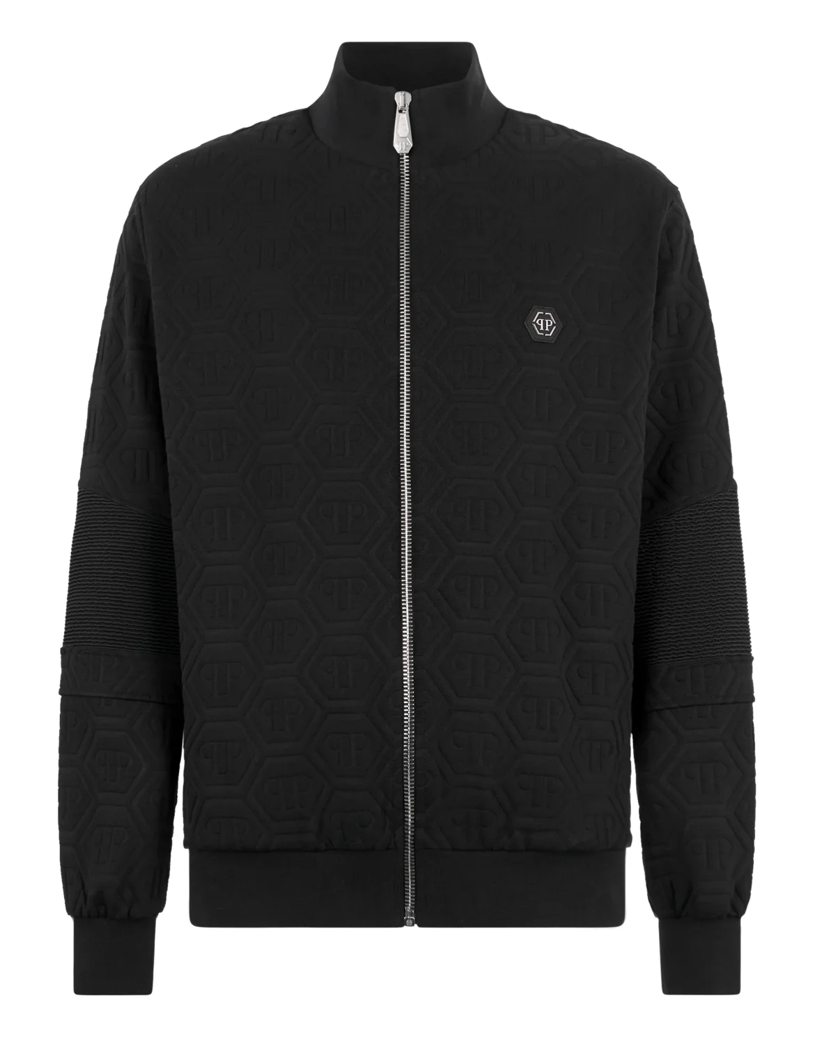 Padded Tracksuit Jacket Biker Monogram, цвет: Черный