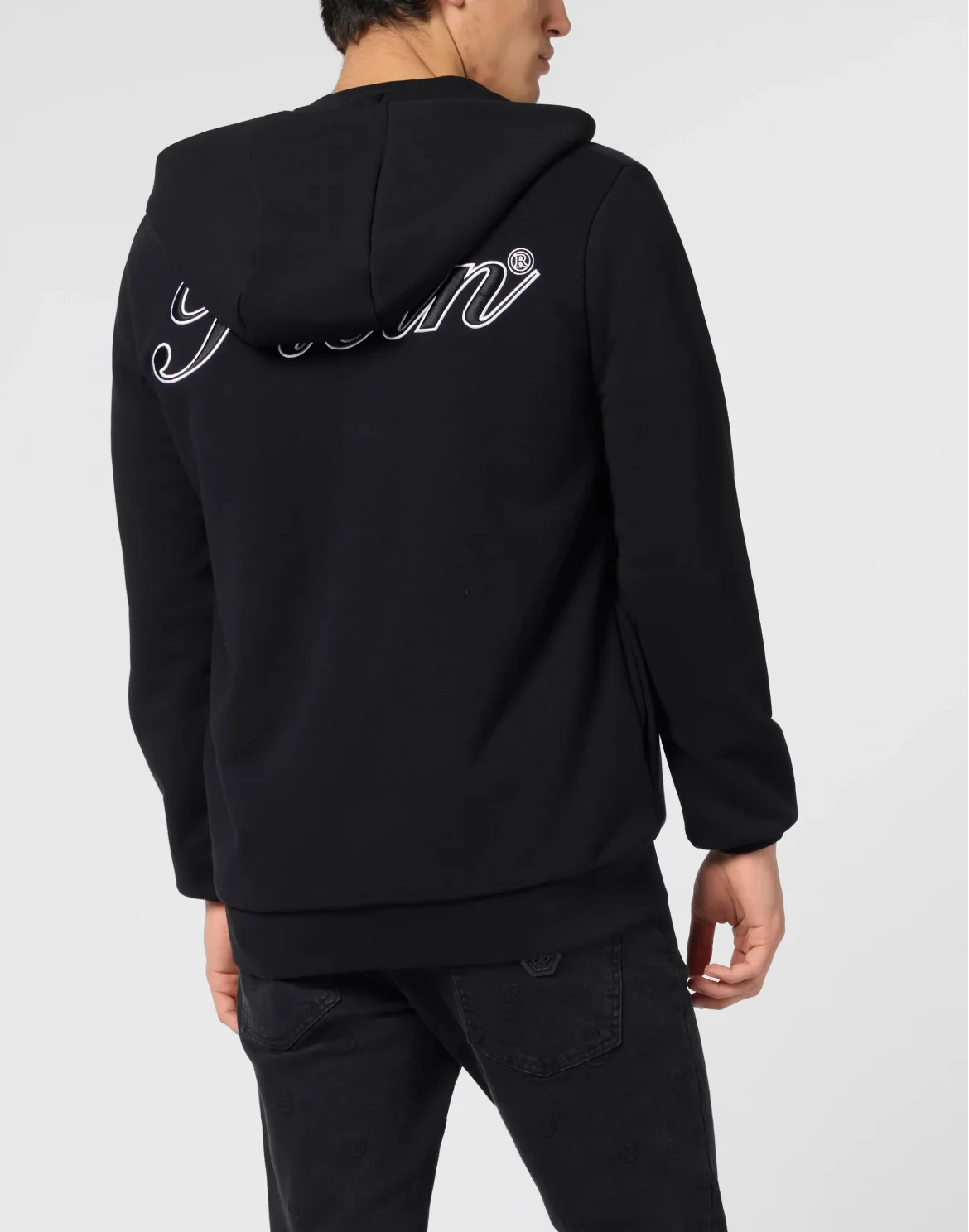 Zip Hoodie Signature Embroidery, цвет: Черный