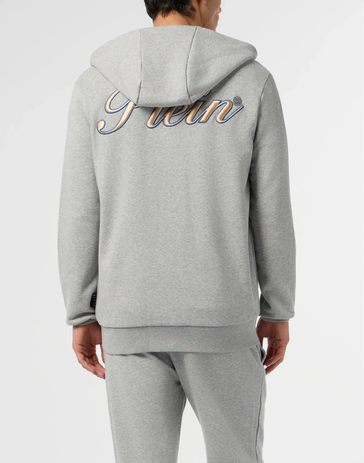 Zip Hoodie Signature Embroidery, цвет: Серый