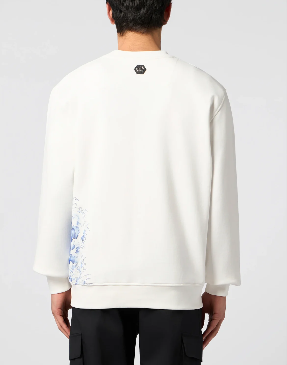 Round Neck Sweatshirt Ceramic Signature, цвет: Бежевый