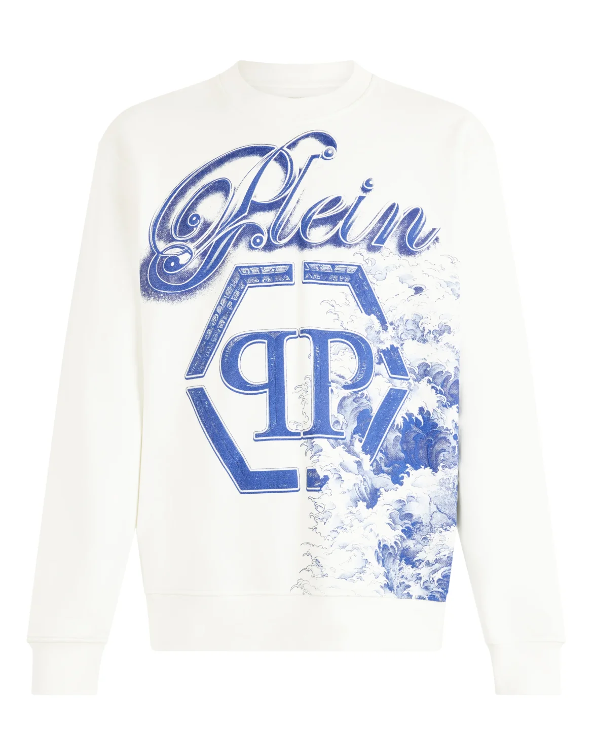 Round Neck Sweatshirt Ceramic Signature, цвет: Бежевый