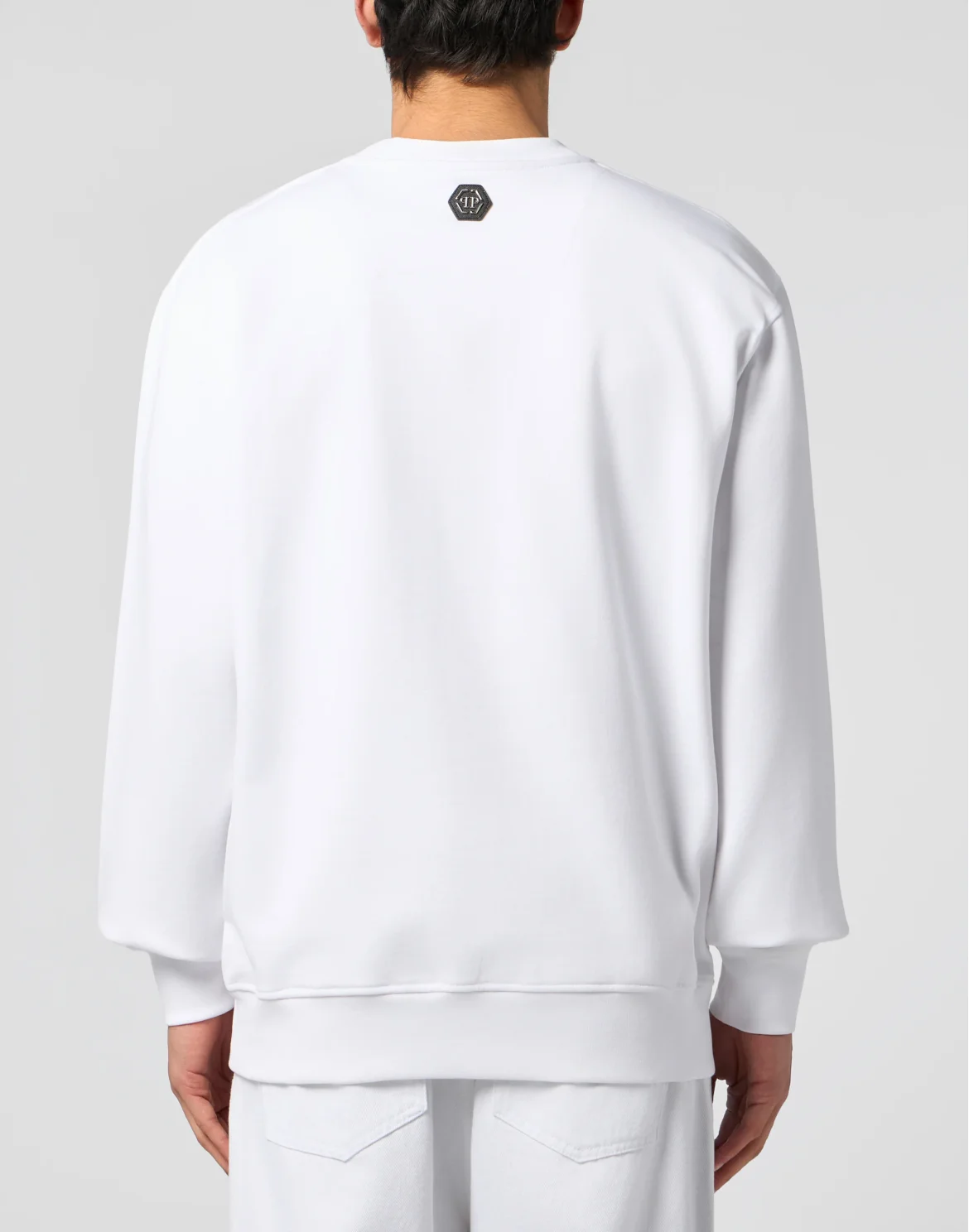 Round Neck Sweatshirt Teddy Tennis, цвет: Белый