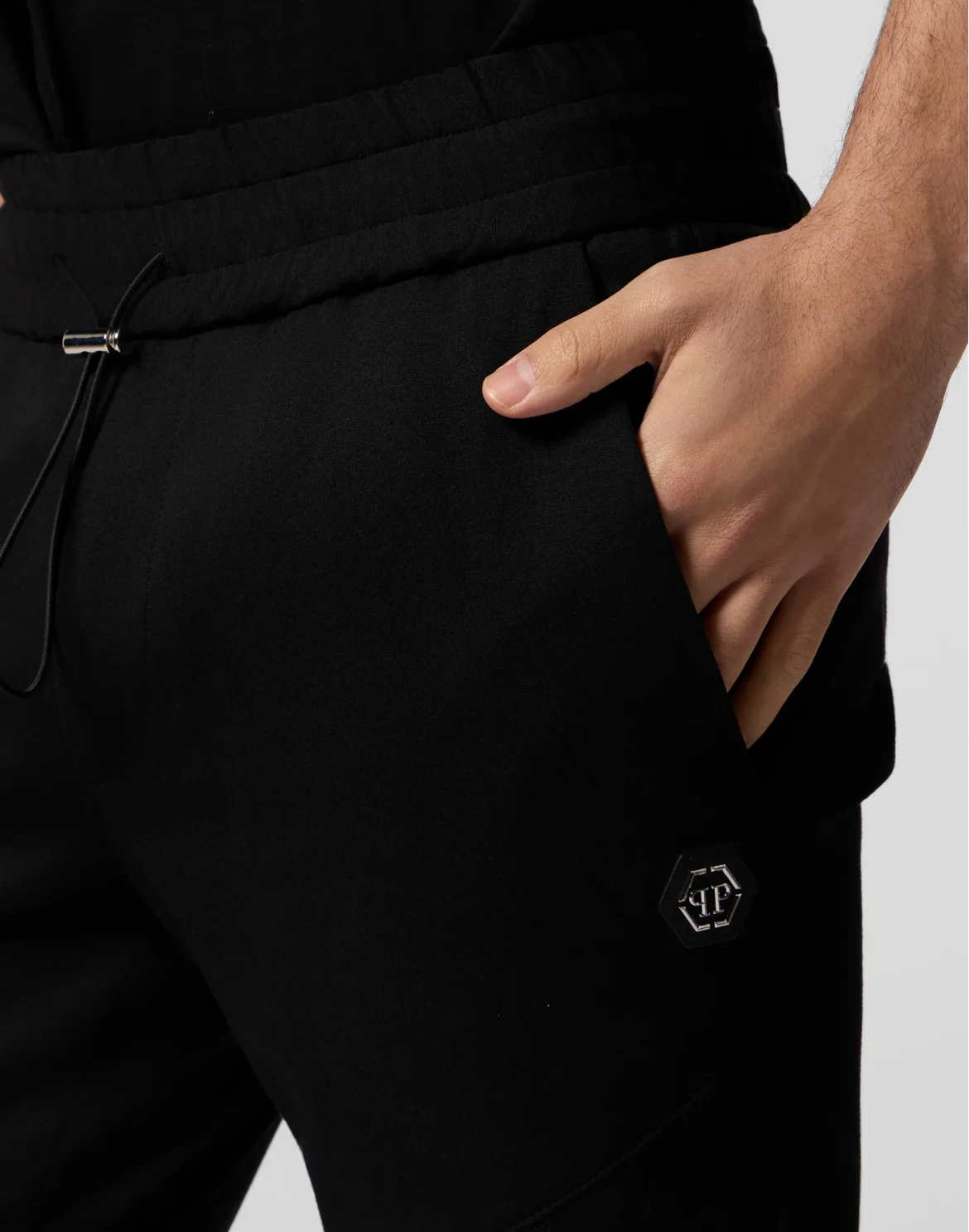 Biker Padded Jogging Trousers, цвет: Черный