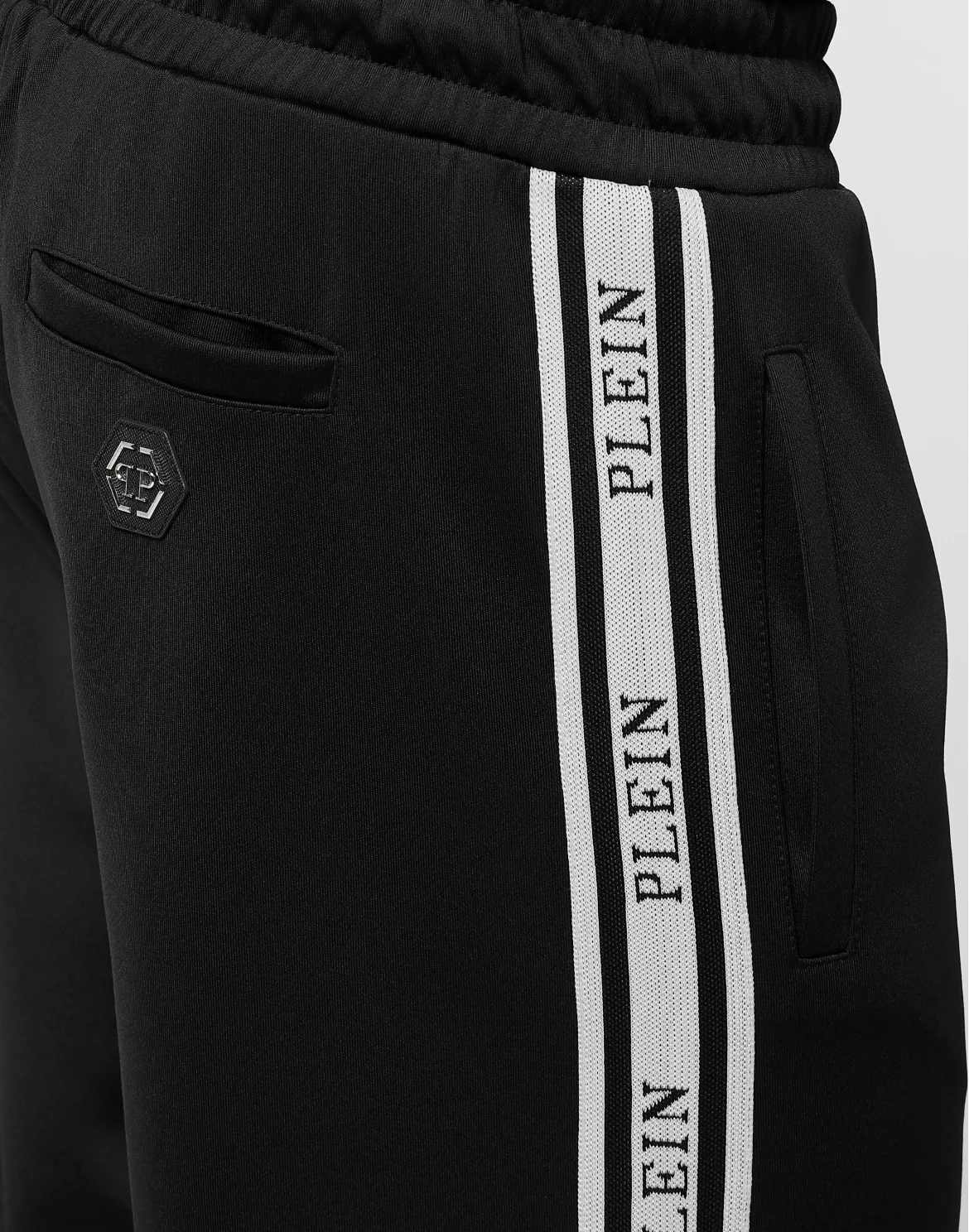 Tracksuit Trousers Jacquard Logo, цвет: Черный