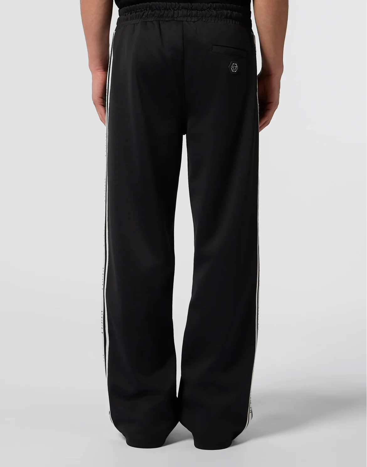 Tracksuit Trousers Jacquard Logo, цвет: Черный