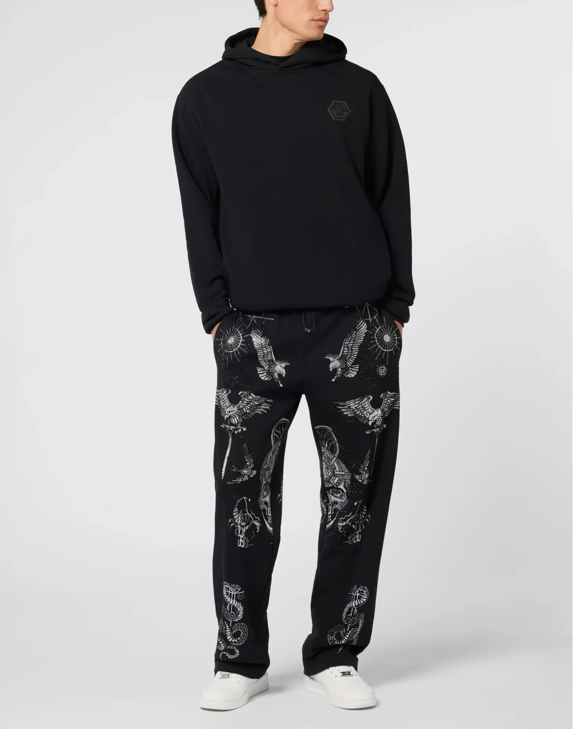 Jogging Pants Tattoo Stones, цвет: Черный