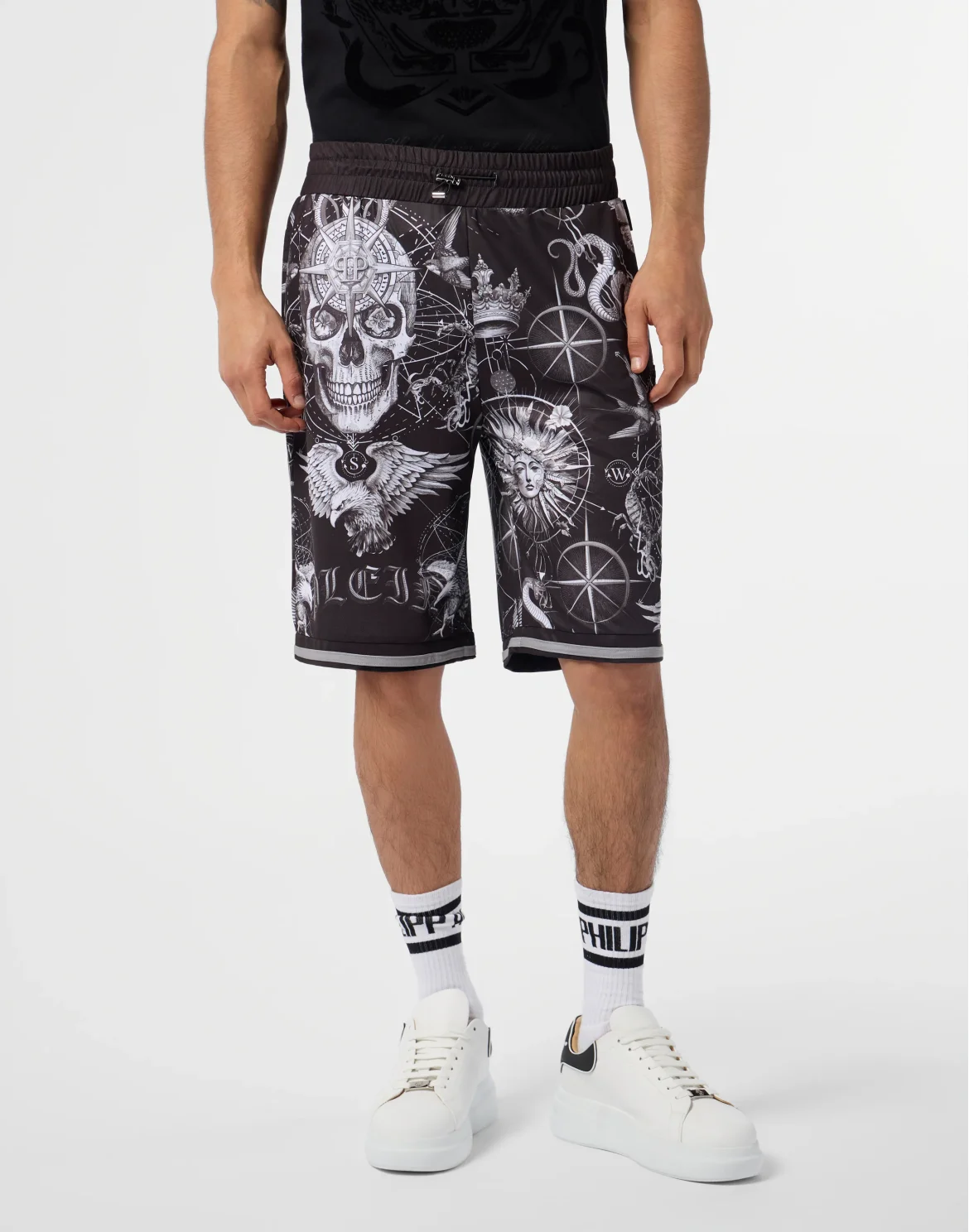 Mesh Basketball Shorts Tattoo, цвет: Черный