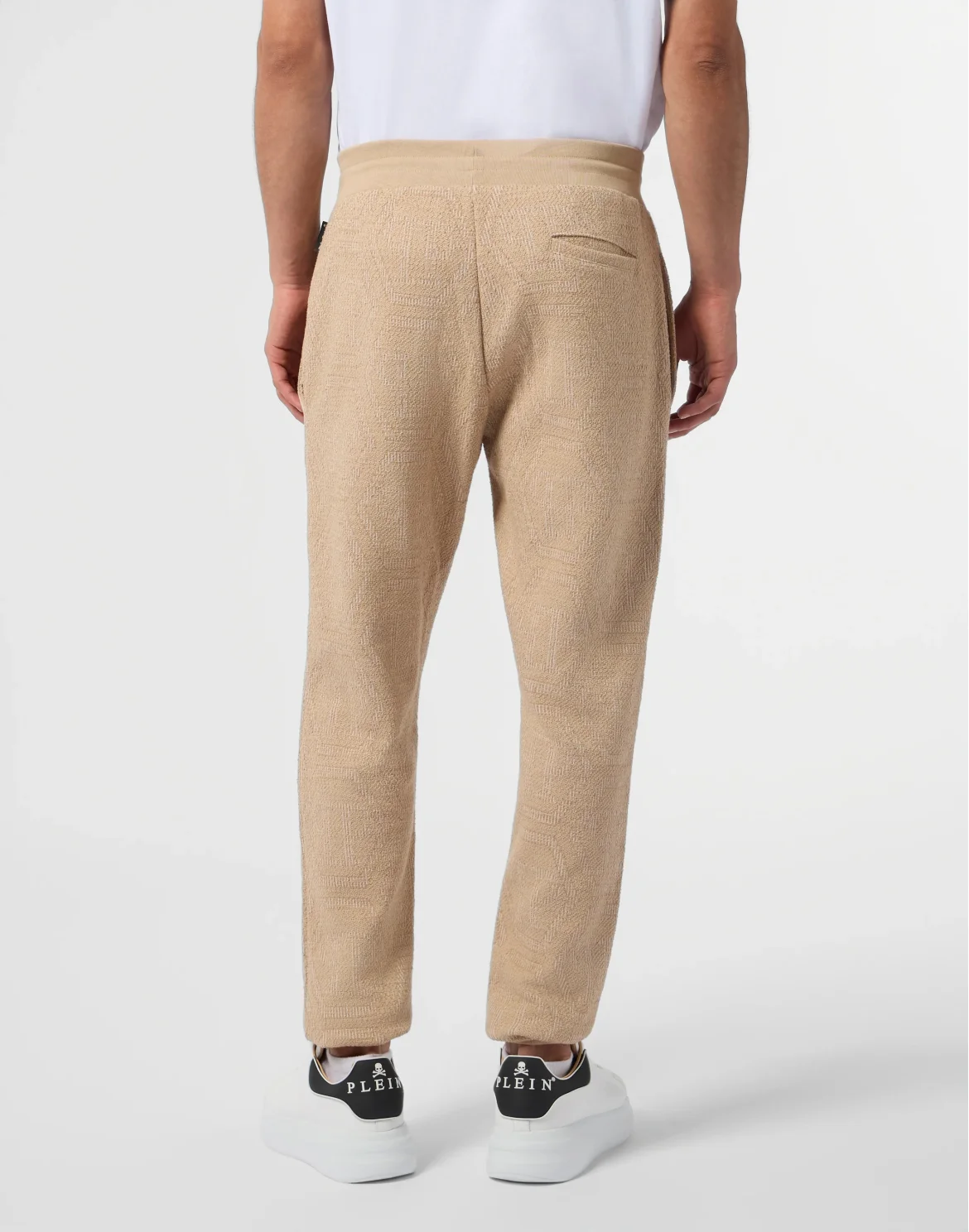 Jacquard Joggers Monogram, цвет: Бежевый