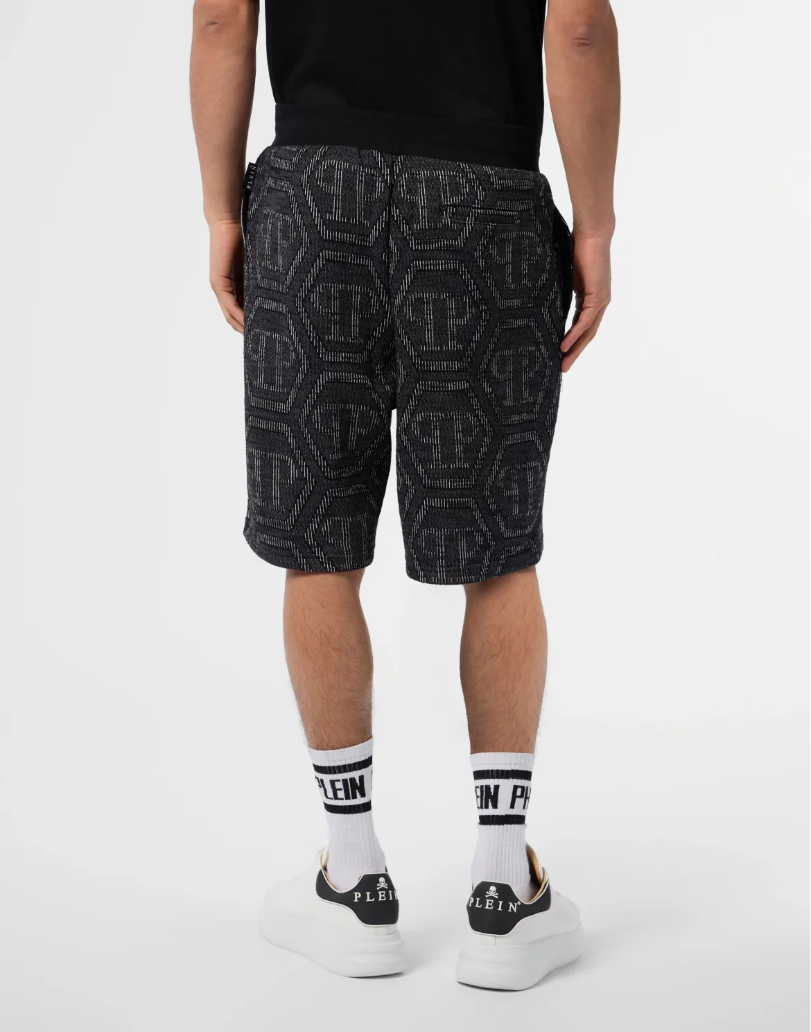 Jacquard Shorts Monogram, цвет: Черный