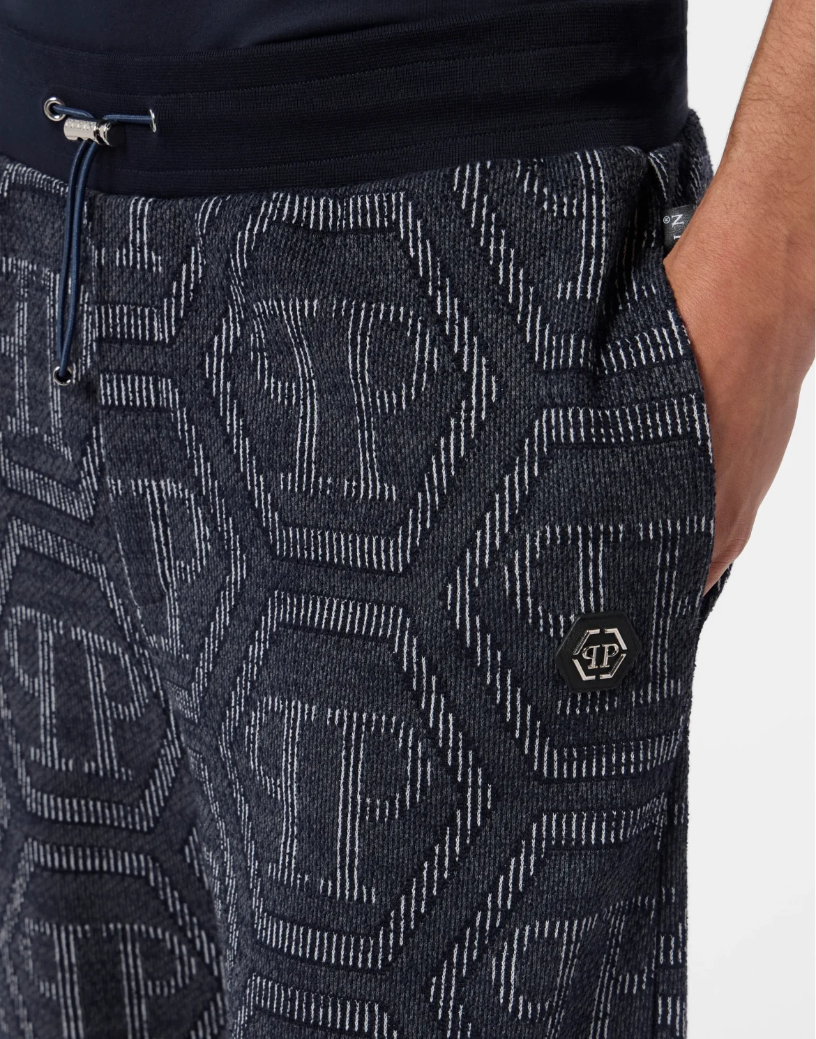 Jacquard Shorts Monogram, цвет: Синий