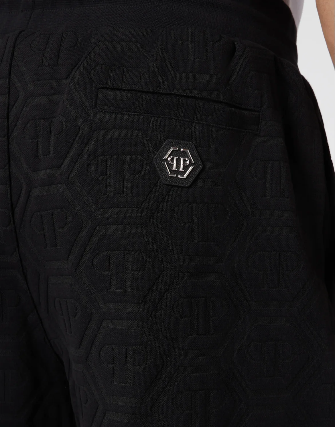 Padded Shorts Biker Monogram, цвет: Черный