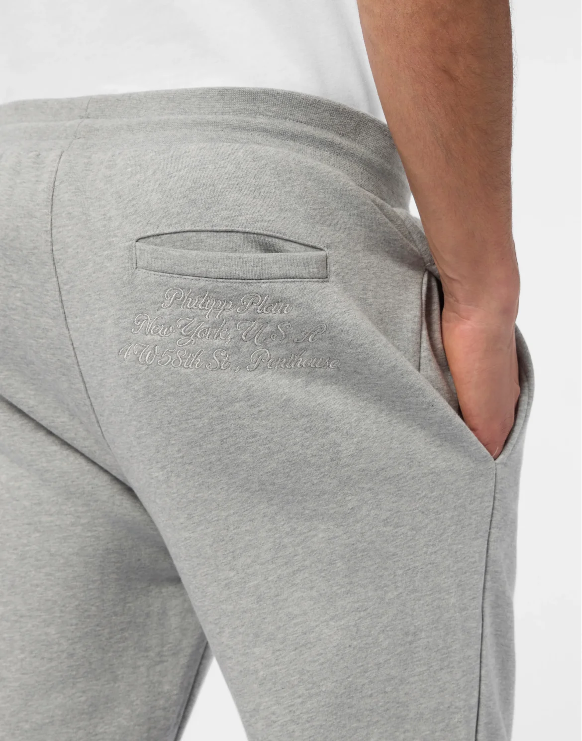 Tracksuit Joggers Outline Embroidery, цвет: Черный