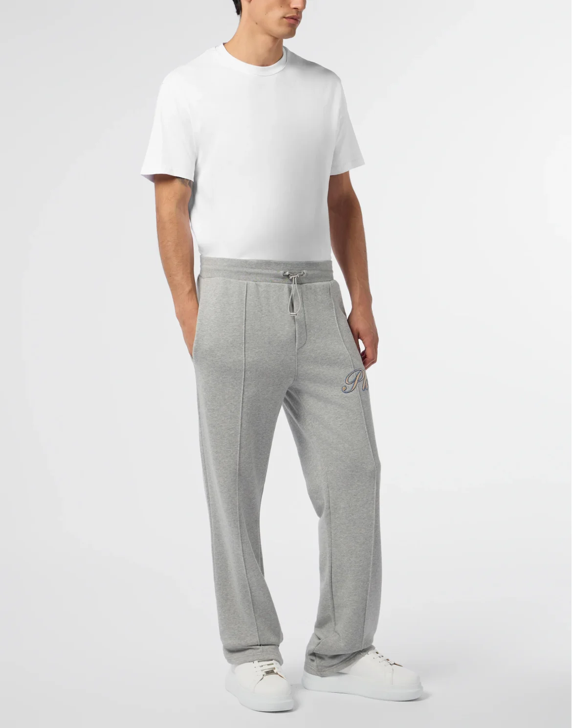 Tracksuit Joggers Outline Embroidery, цвет: Черный