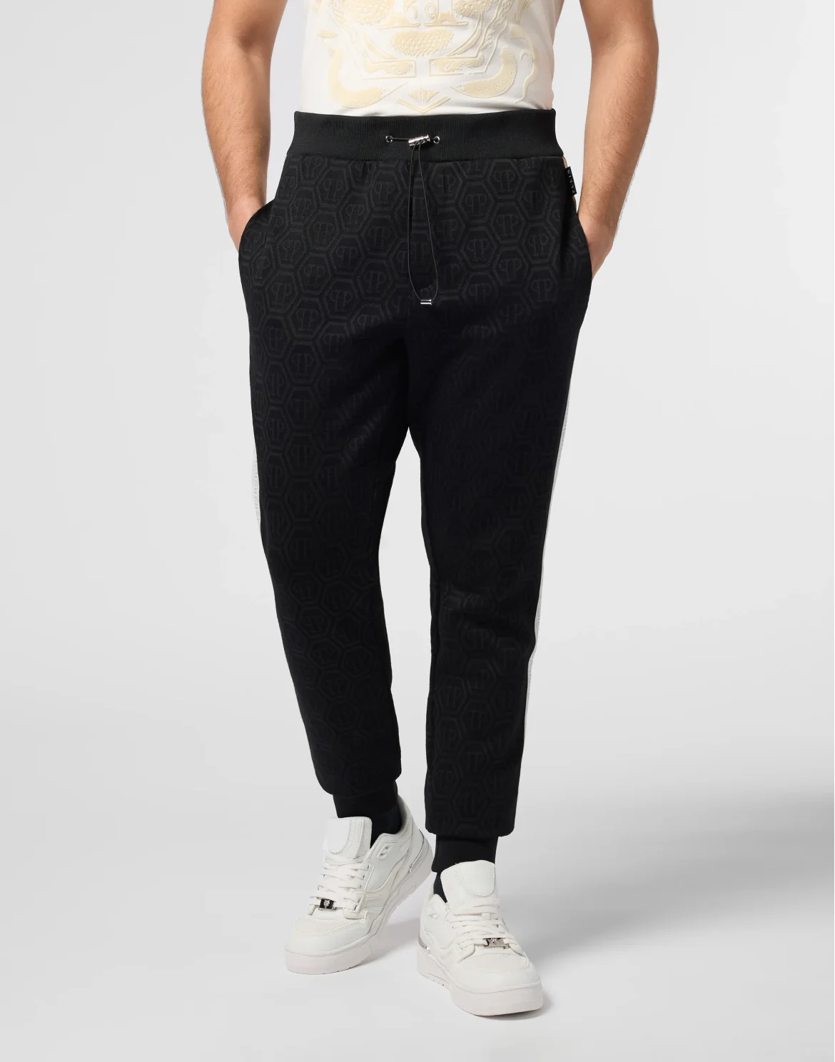Tracksuit Joggers Jacquard Monogram, цвет: Черный