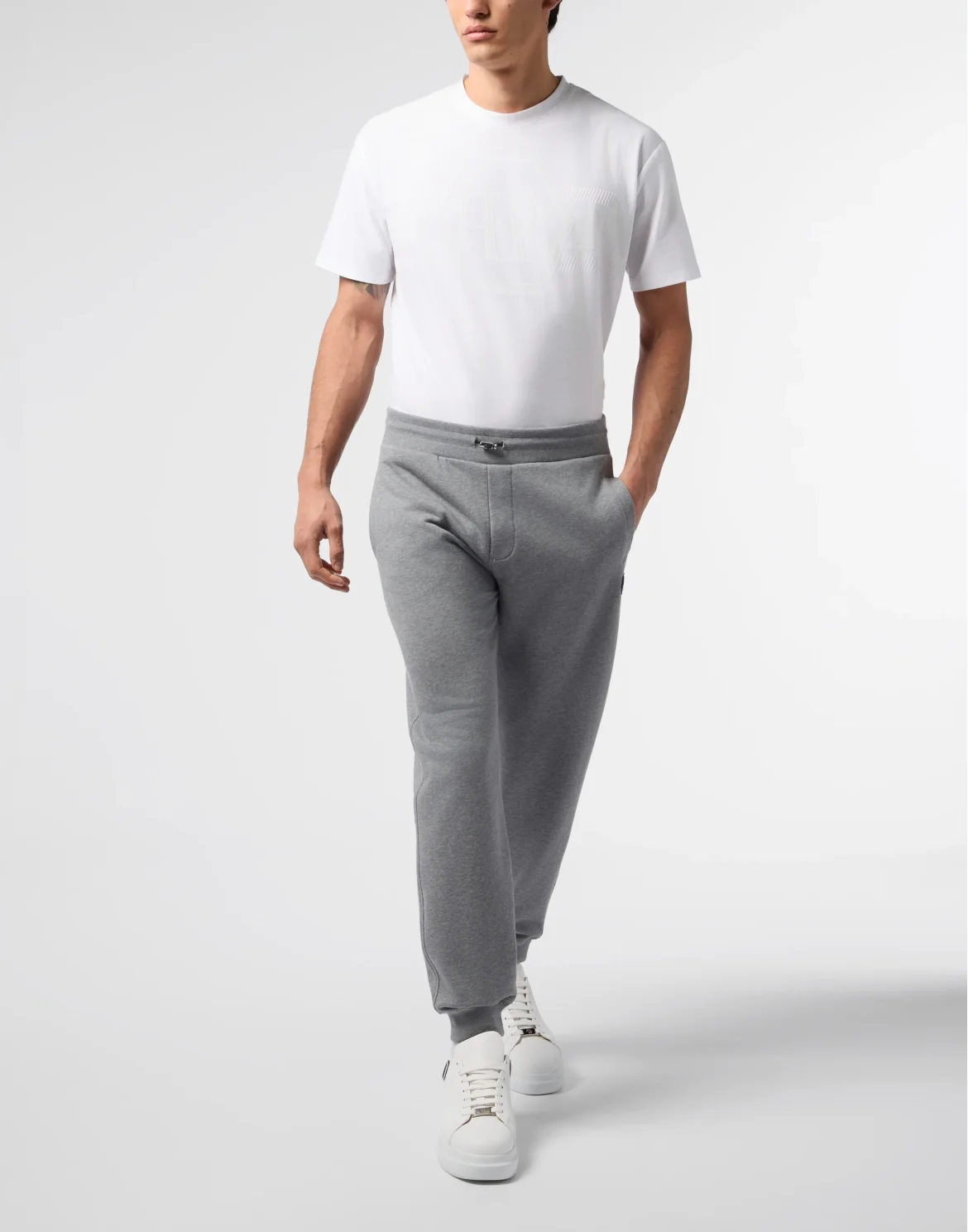 Basic Joggers Plein, цвет: Серый
