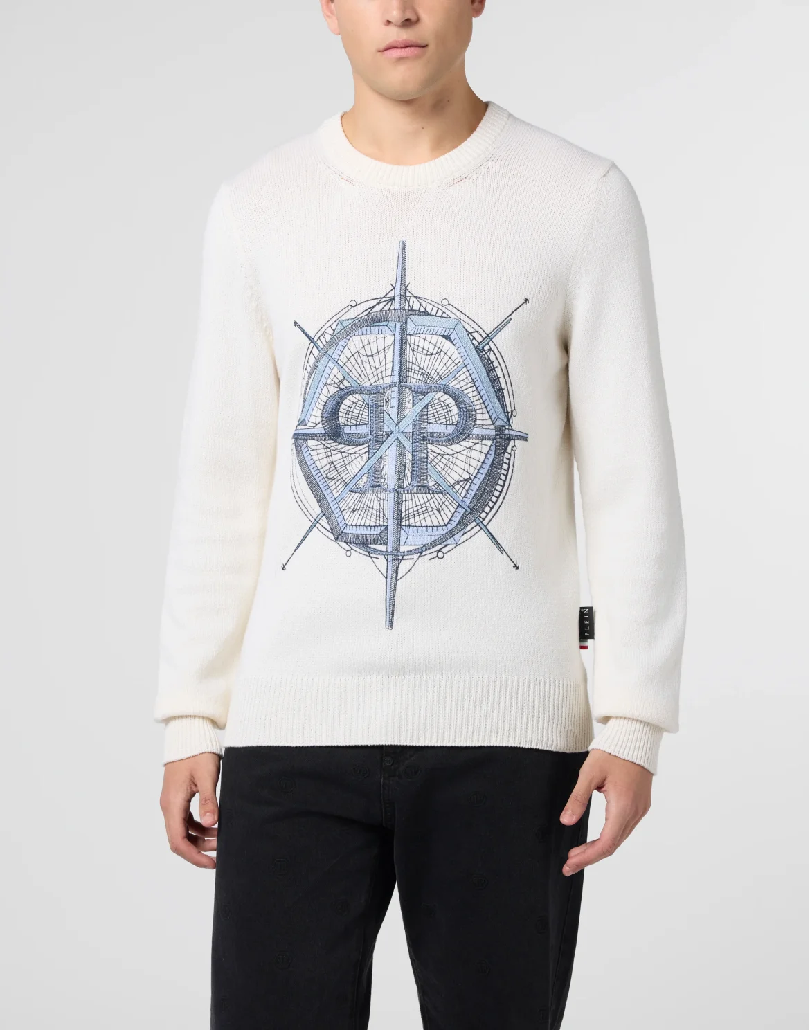 Round Neck Pullover Wind Rose, цвет: Бежевый