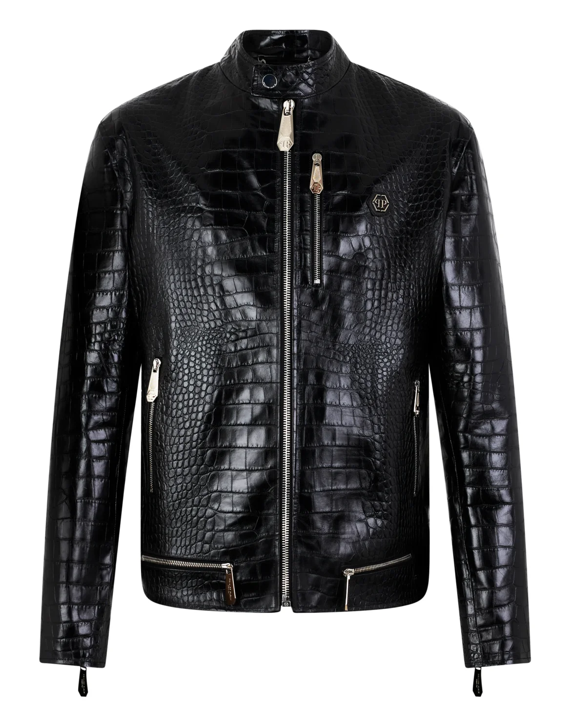 Leather Moto Jacket Cocco, цвет: Черный