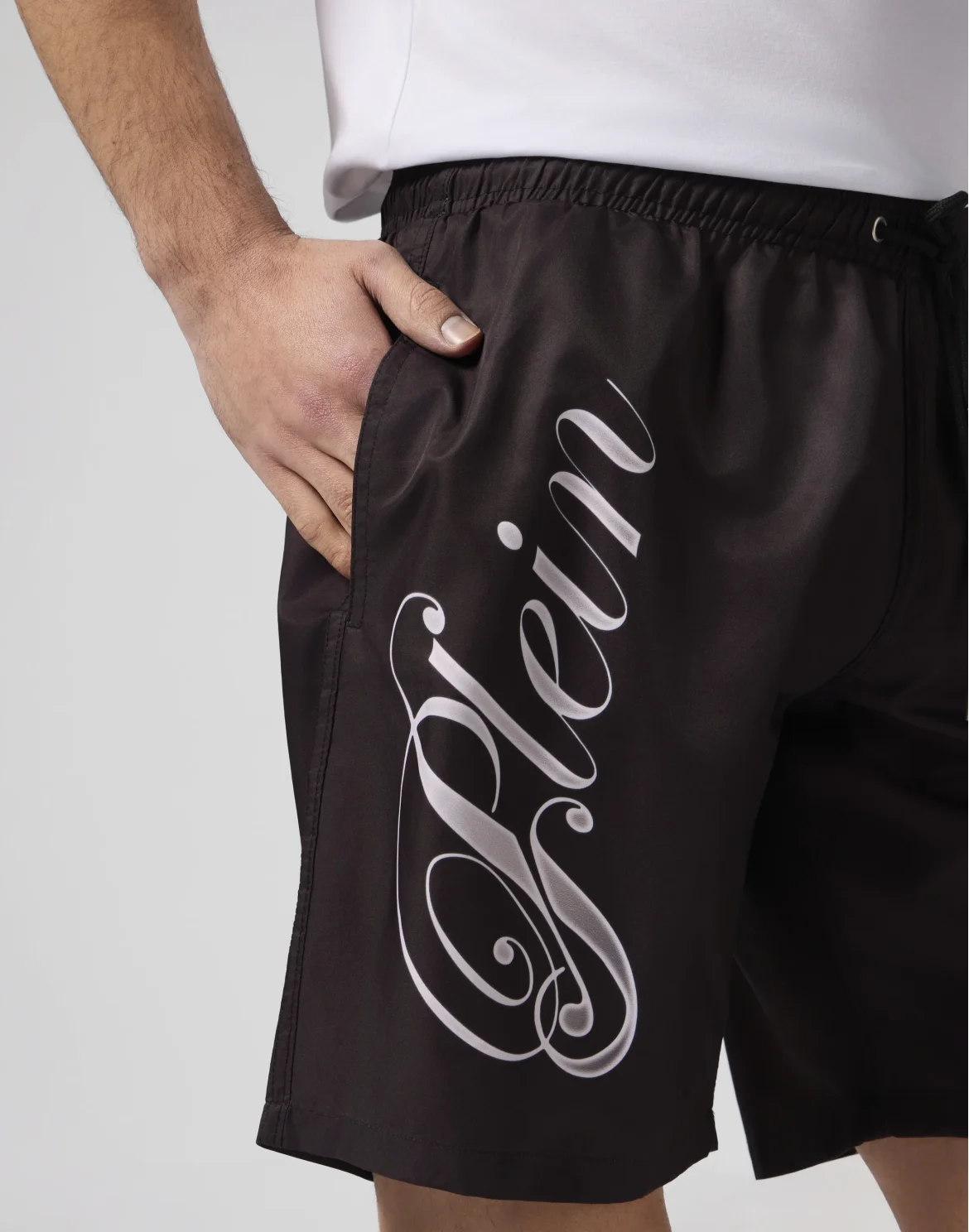 Nylon Long Shorts Sukaru Ba, цвет: Черный
