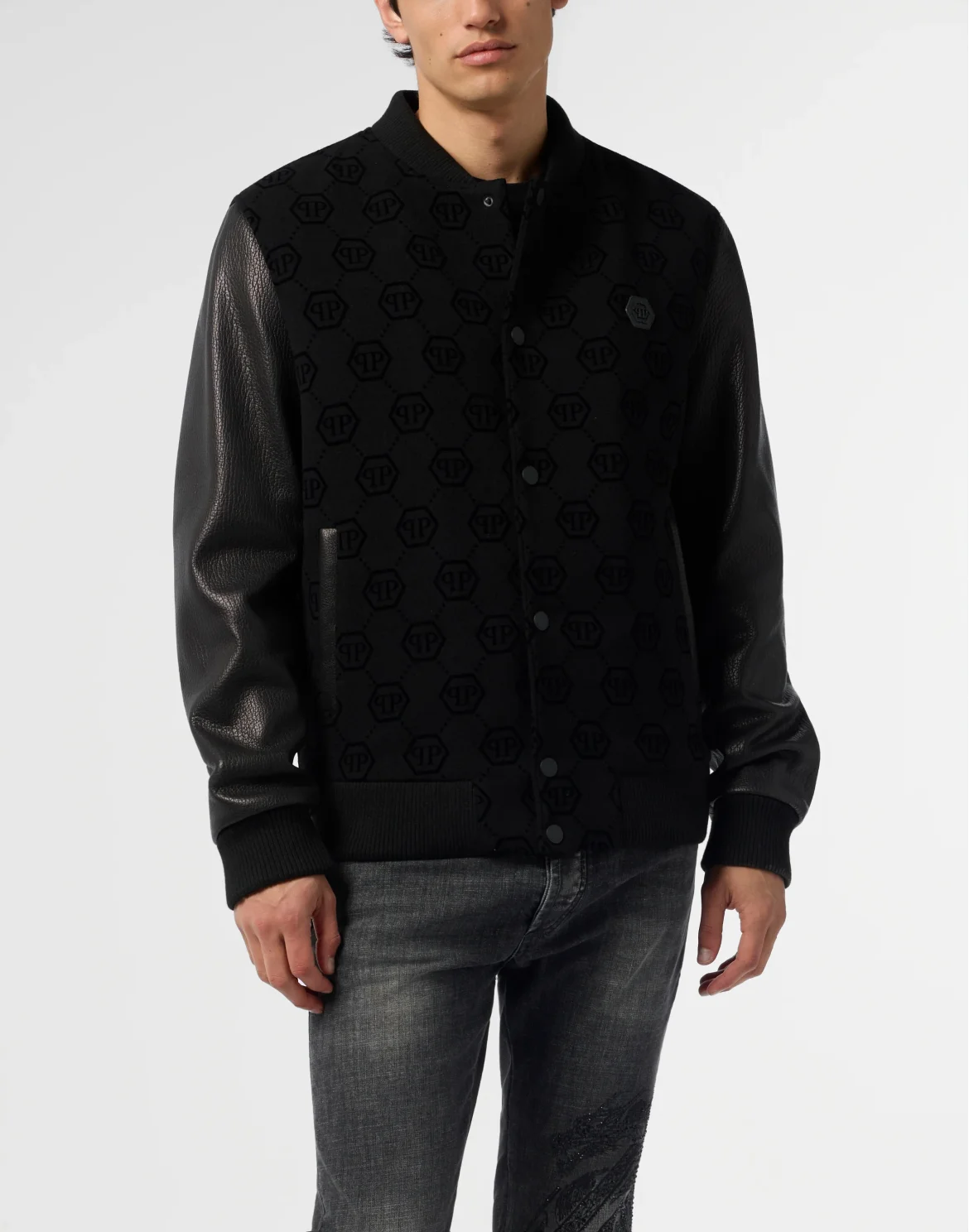Varsity Bomber Monogram Monogram, цвет: Черный