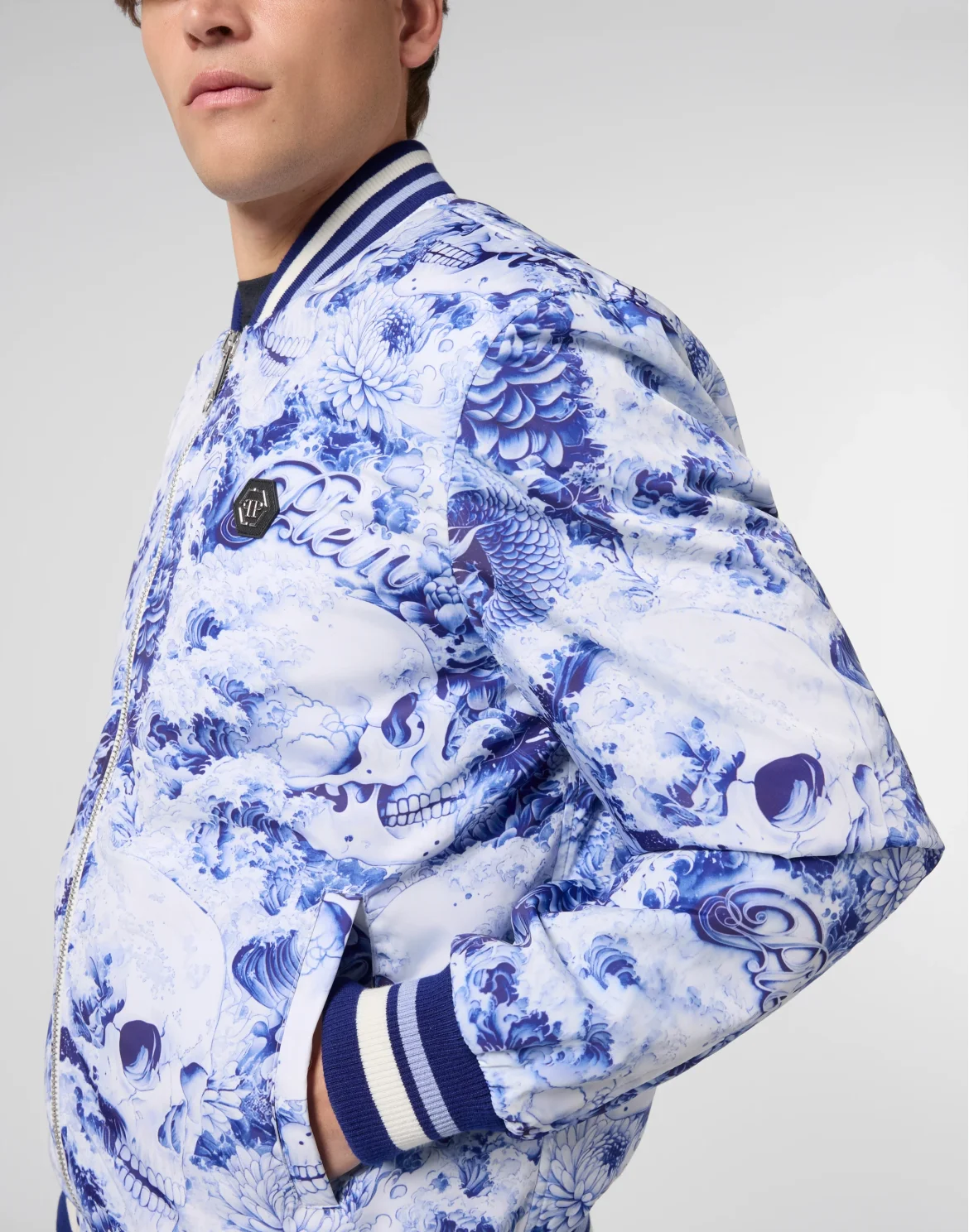 Nylon Bomber Ceramic, цвет: Синий