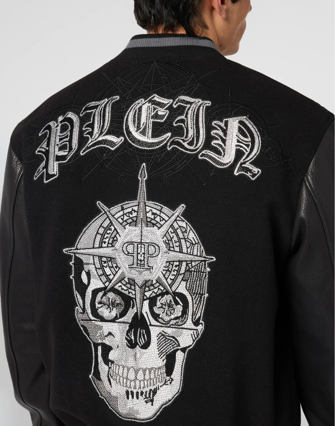 Composed Varsity Bomber Tattoo Strass, цвет: Черный