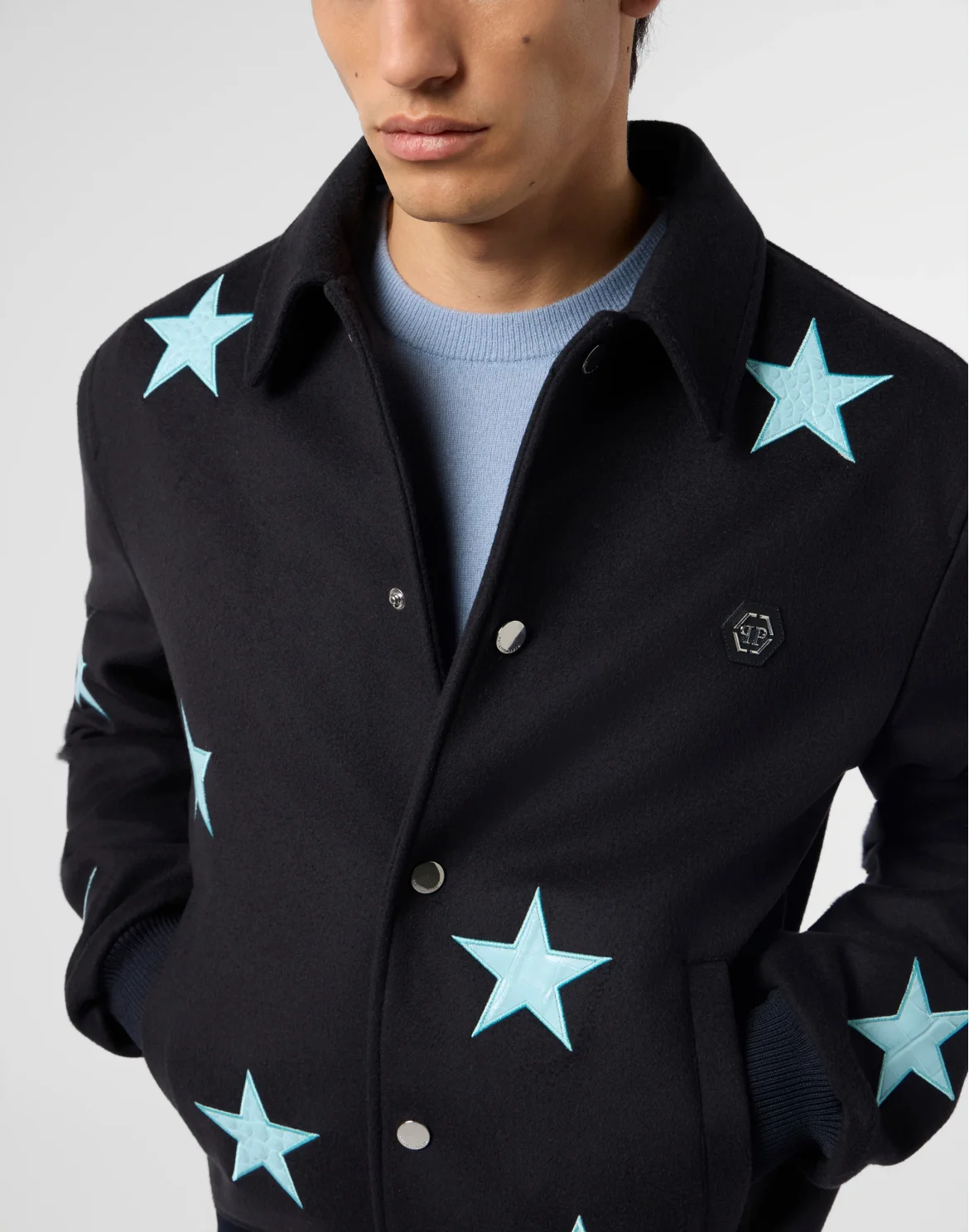Wool Coster Jacket Cocco Stars, цвет: Синий