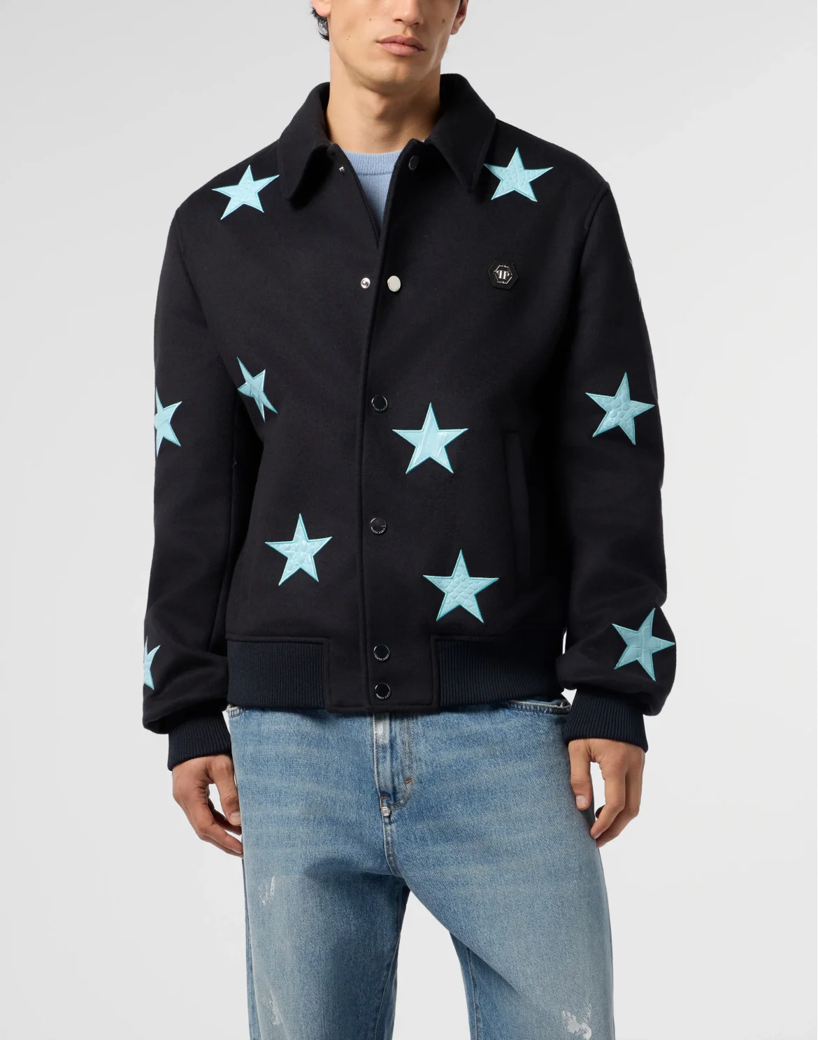 Wool Coster Jacket Cocco Stars, цвет: Синий