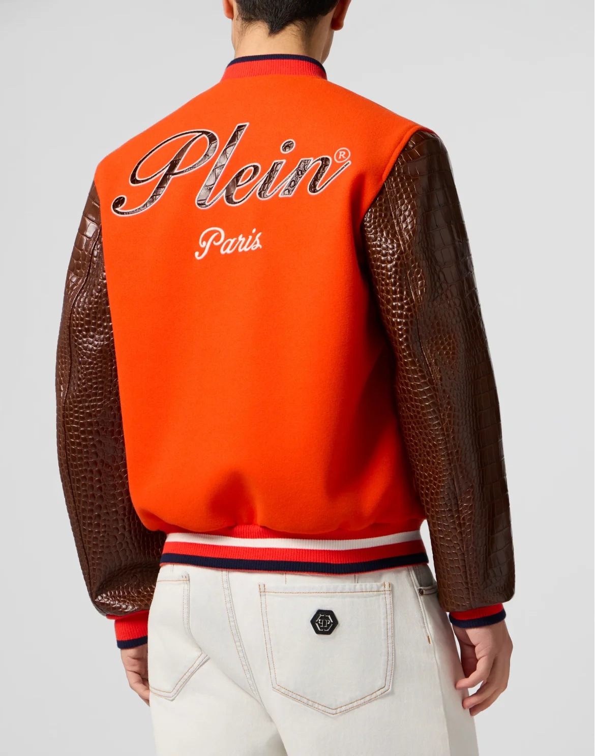 Varsity Bomber Cocco Sleeves Paris, цвет: Оранжевый