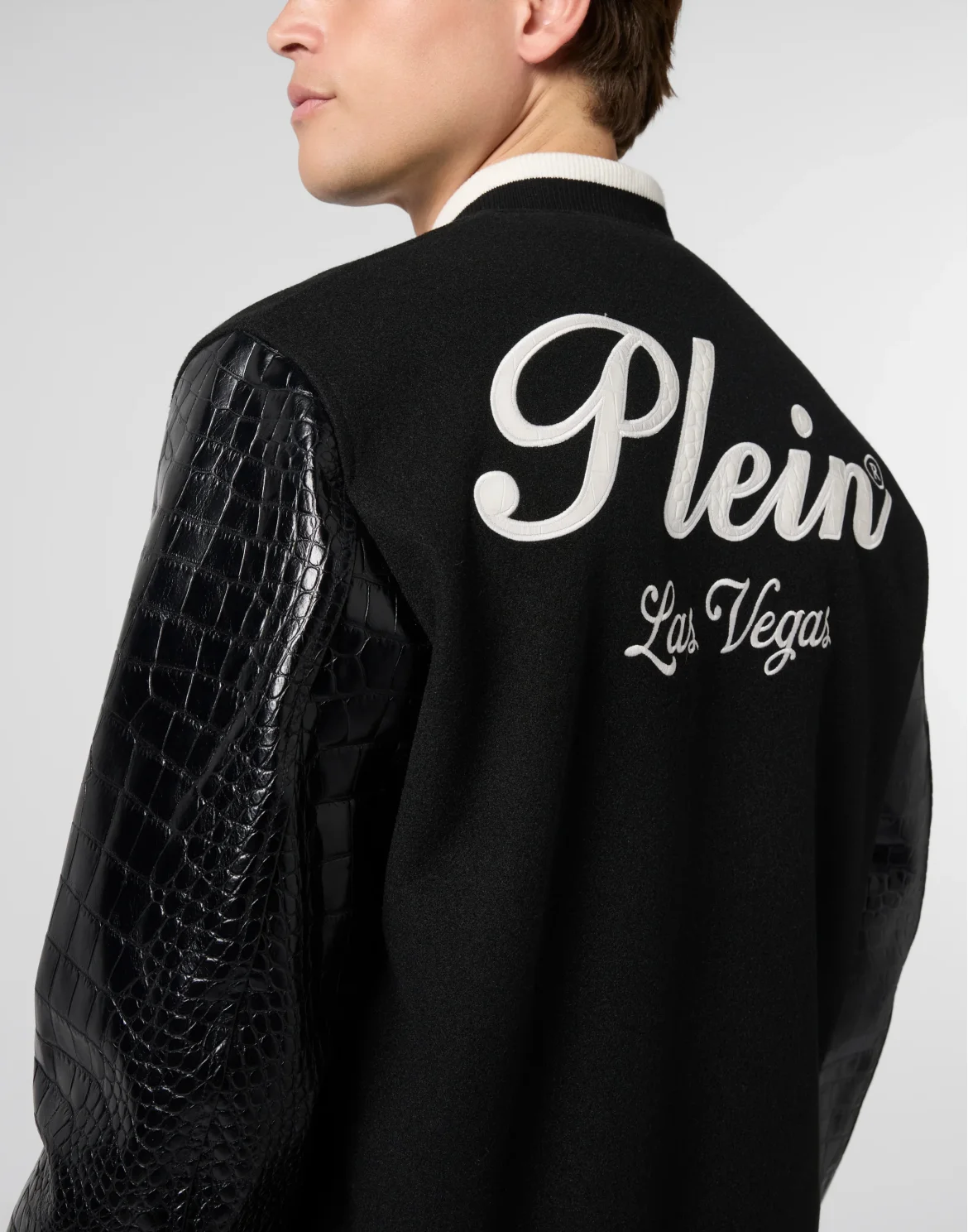 Varsity Bomber Cocco Sleeves Las Vegas, цвет: Черный