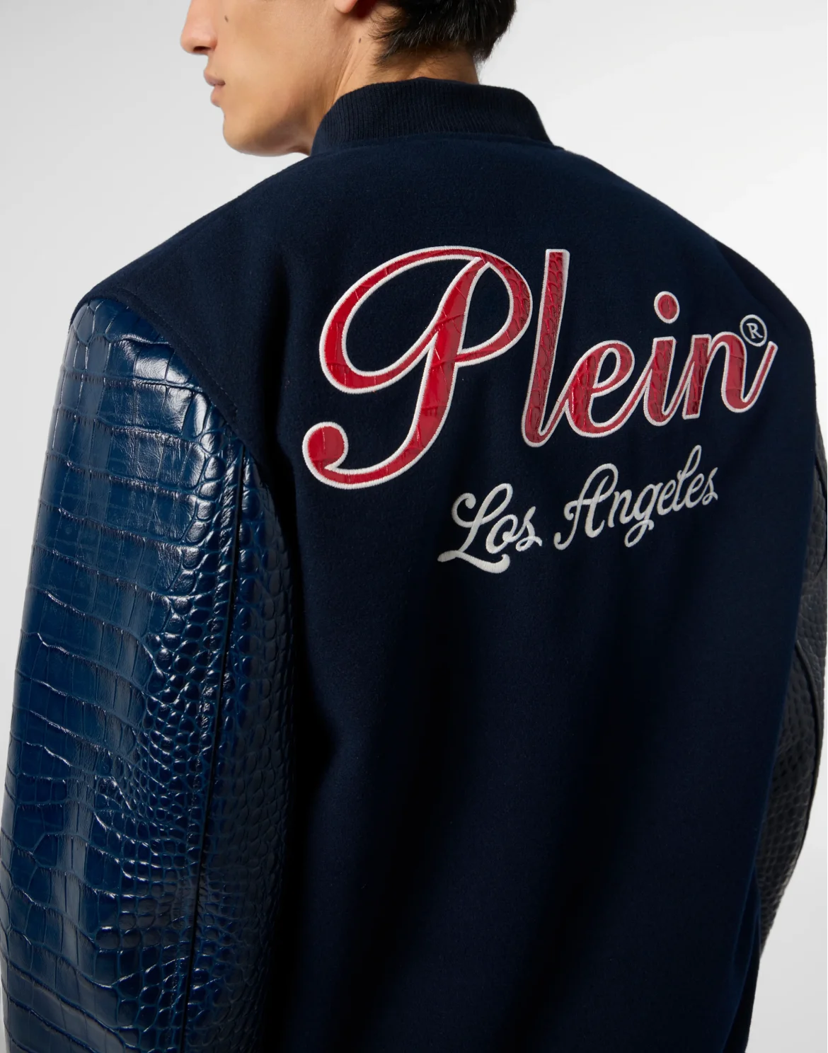 Varsity Bomber Cocco Sleeves Los Angeles, цвет: Синий