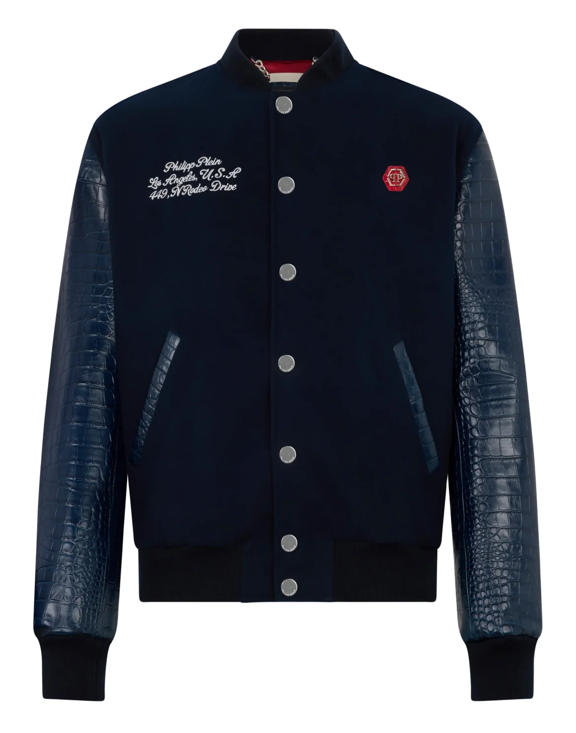 Varsity Bomber Cocco Sleeves Los Angeles, цвет: Синий