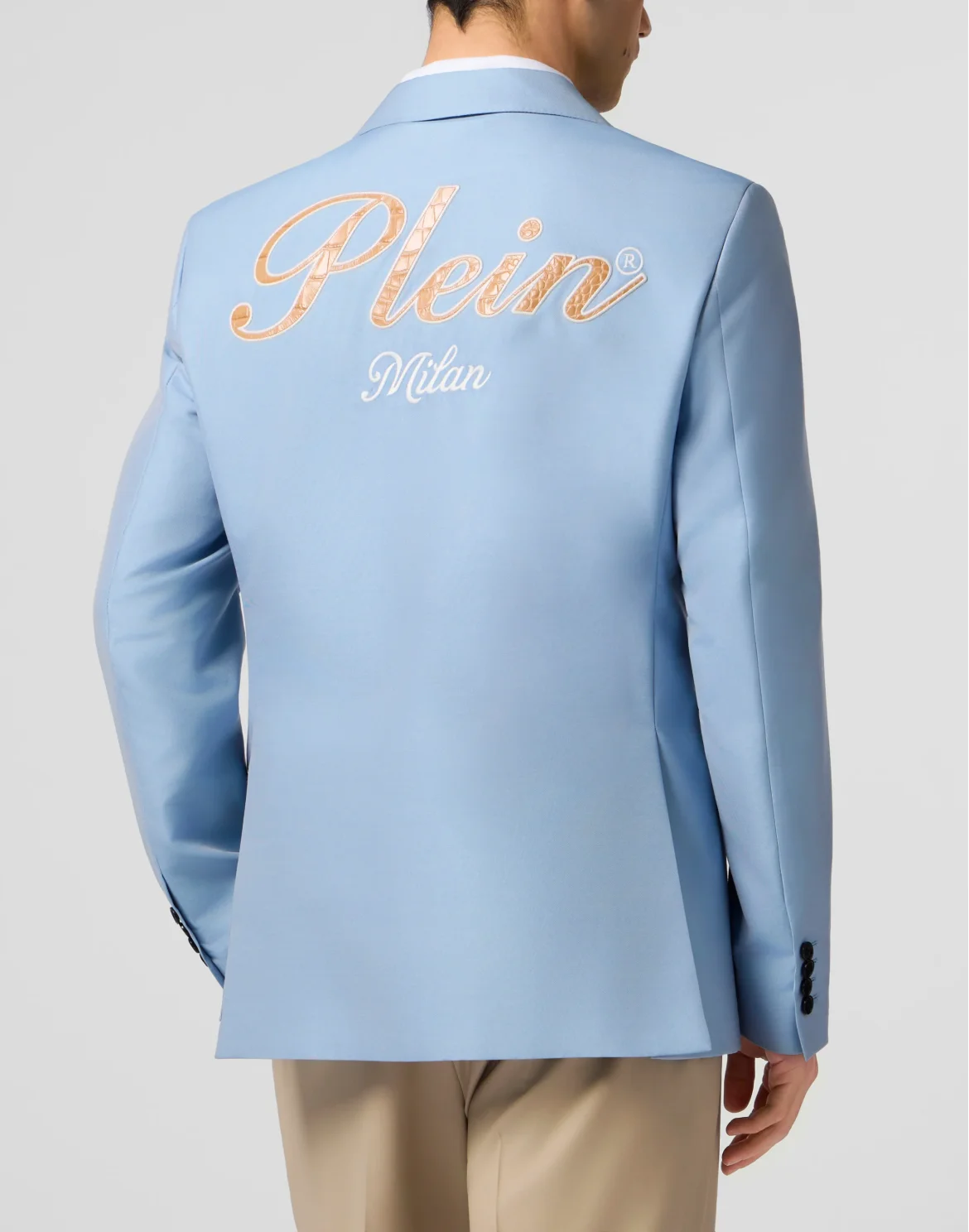 Blazer Gigolo Fit Plein Cities, цвет: Голубой