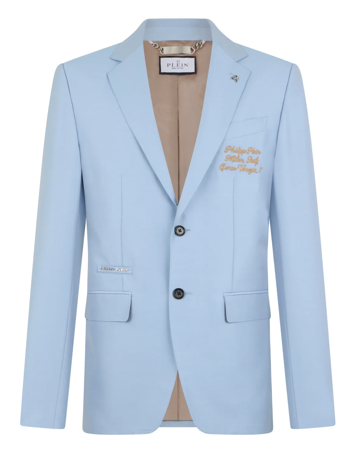 Blazer Gigolo Fit Plein Cities, цвет: Голубой