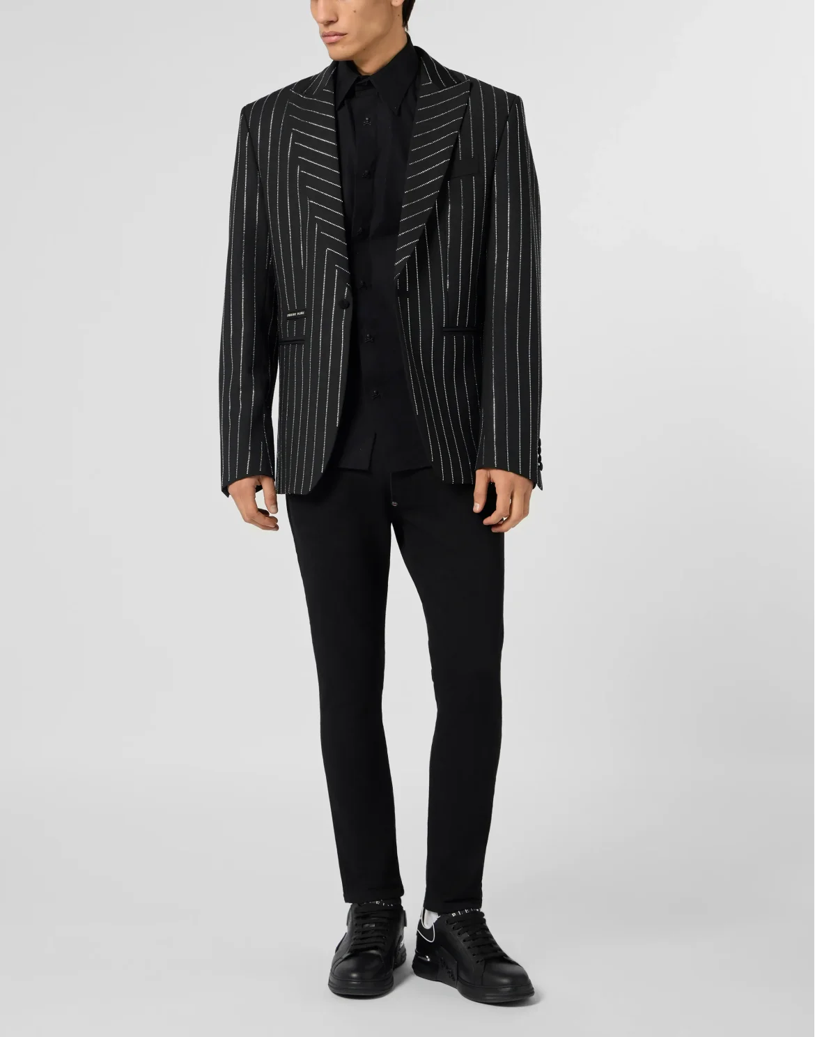 Jacquard Blazer Lord Fit Strass, цвет: Черный