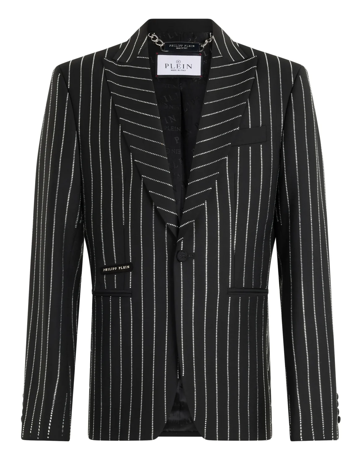 Jacquard Blazer Lord Fit Strass, цвет: Черный