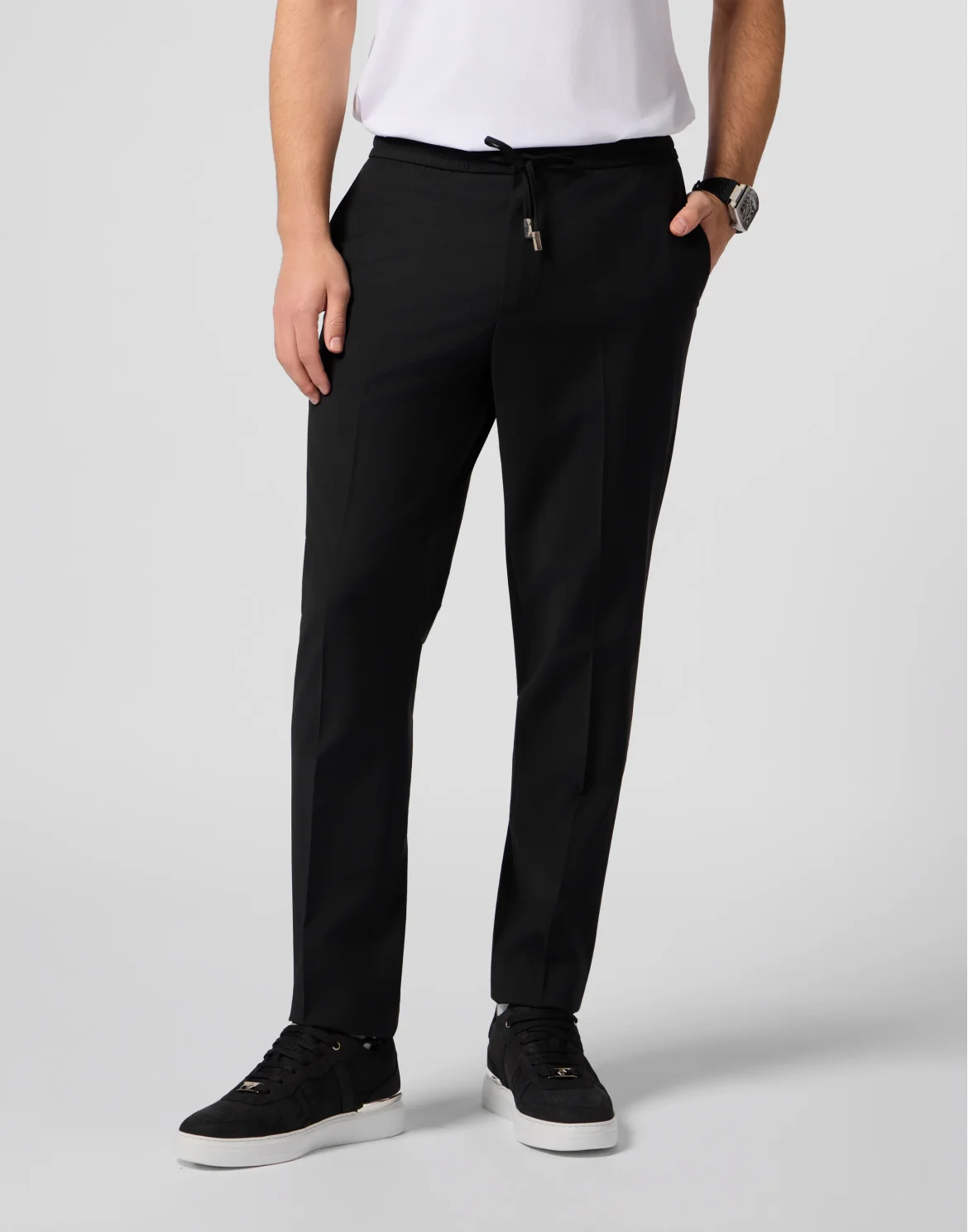 Wool Gigolo Fit Trousers, цвет: Черный