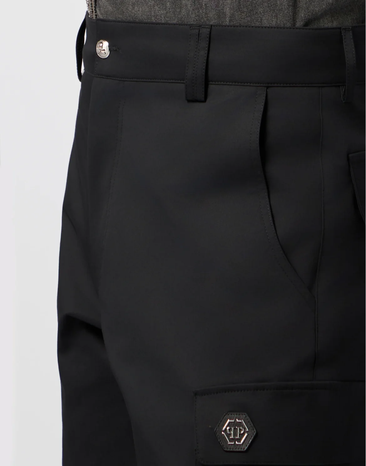 Straight Cargo Trousers, цвет: Черный