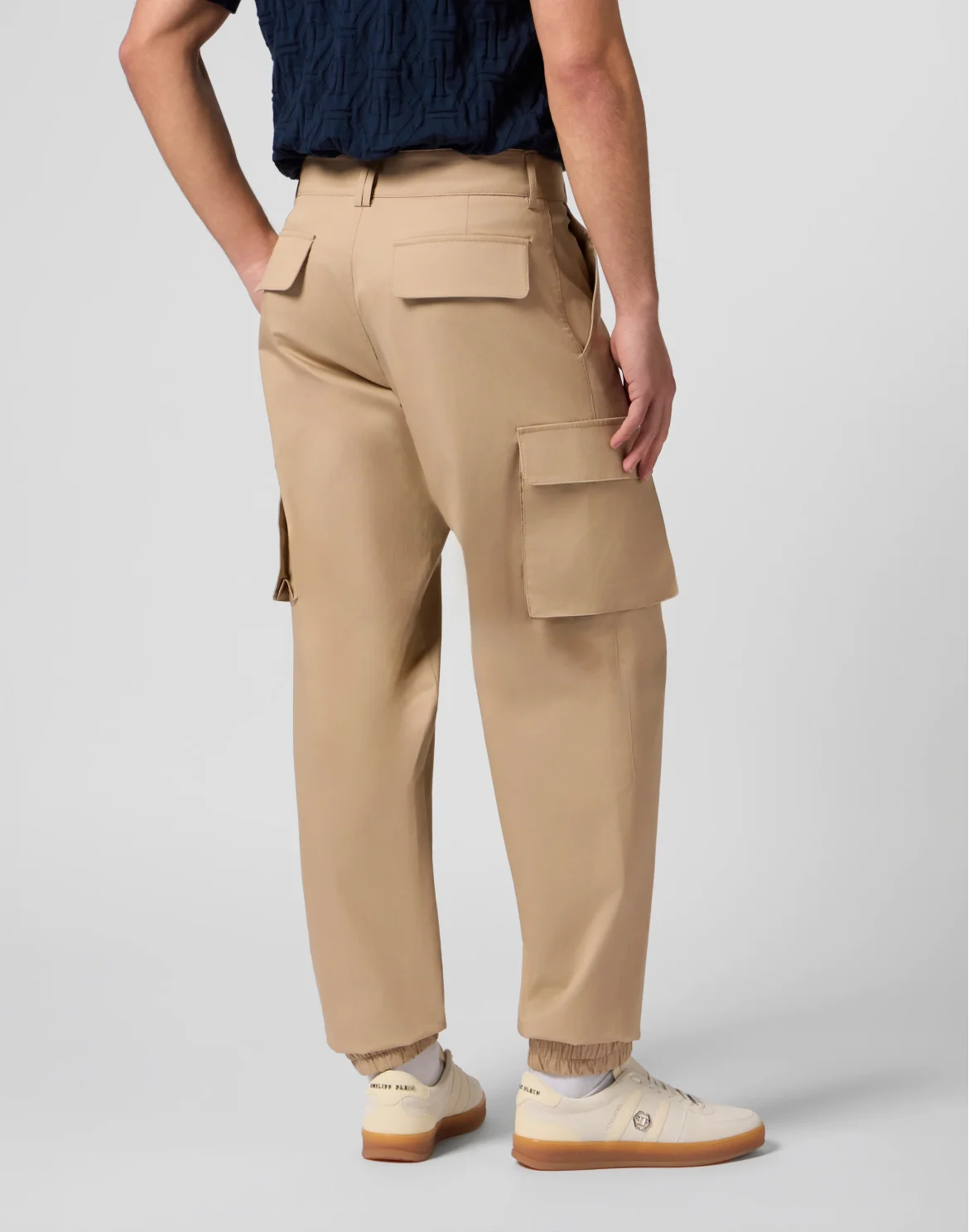 Straight Cargo Trousers, цвет: Бежевый
