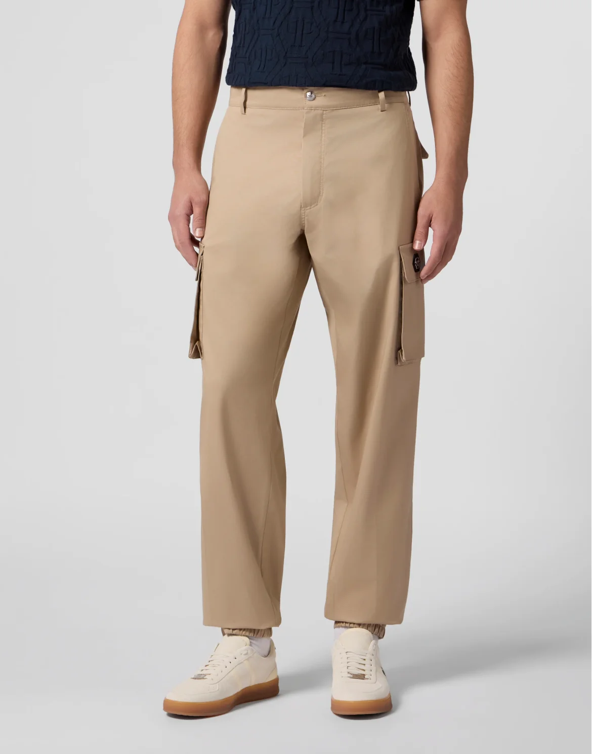 Straight Cargo Trousers, цвет: Бежевый