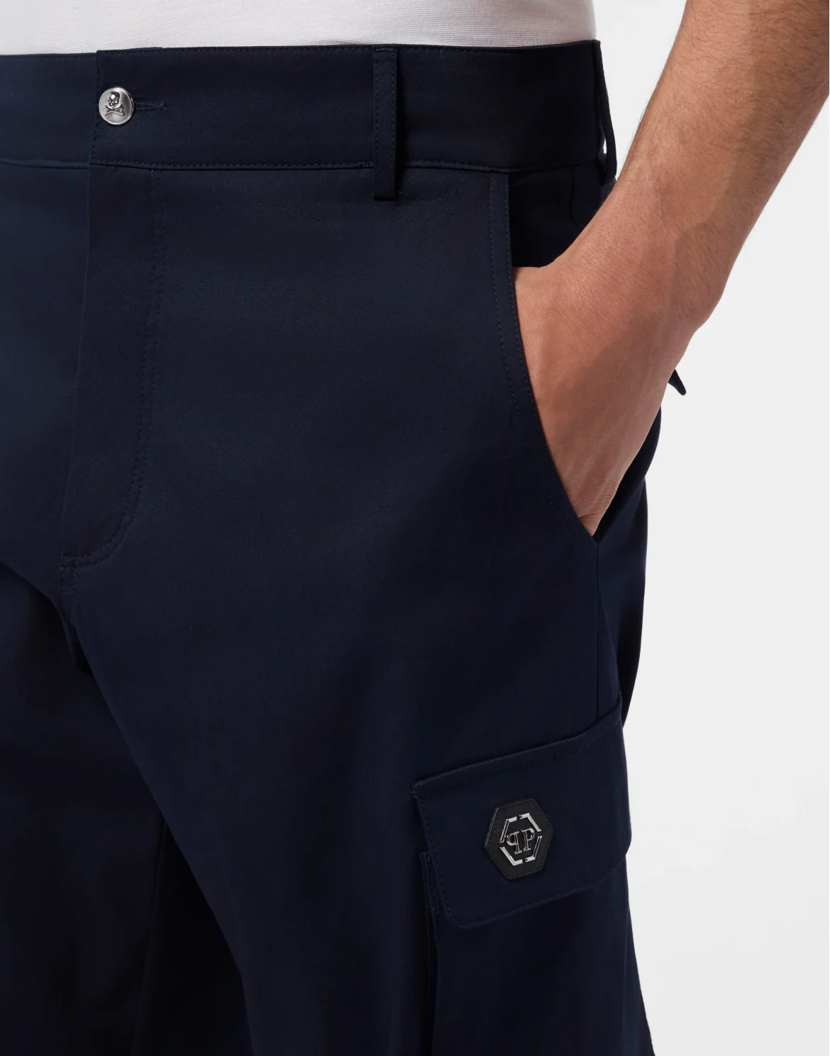 Straight Cargo Trousers, цвет: Синий