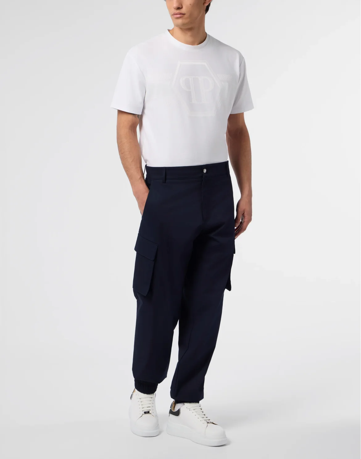 Straight Cargo Trousers, цвет: Синий
