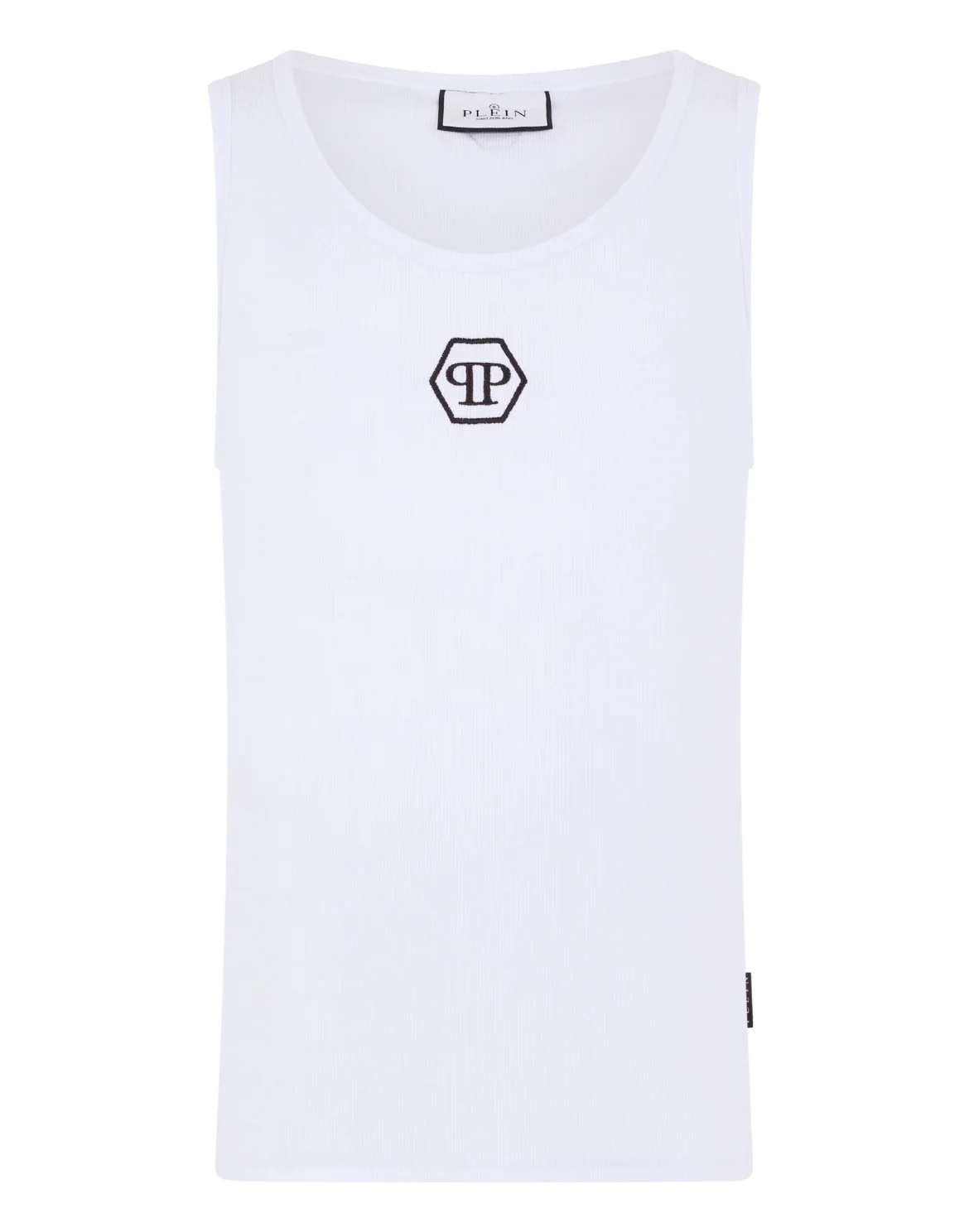 Cotton Tank Top Hexagon, цвет: Белый