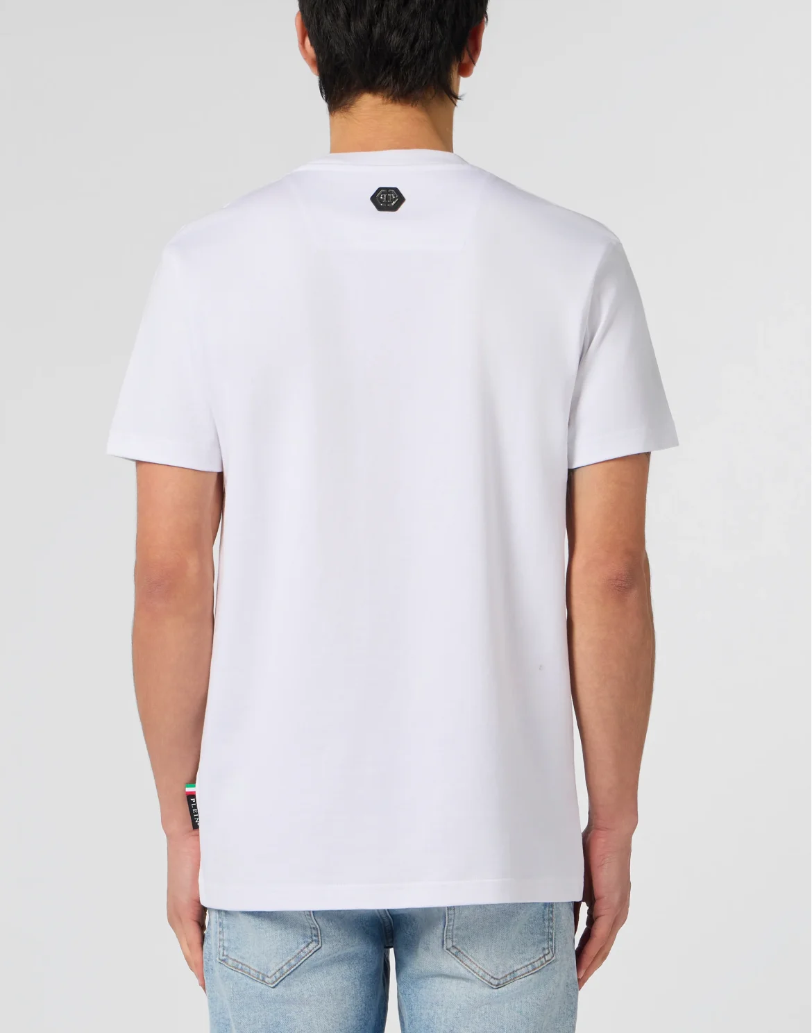 Round Neck T-Shirt Baby Devil Small, цвет: Белый