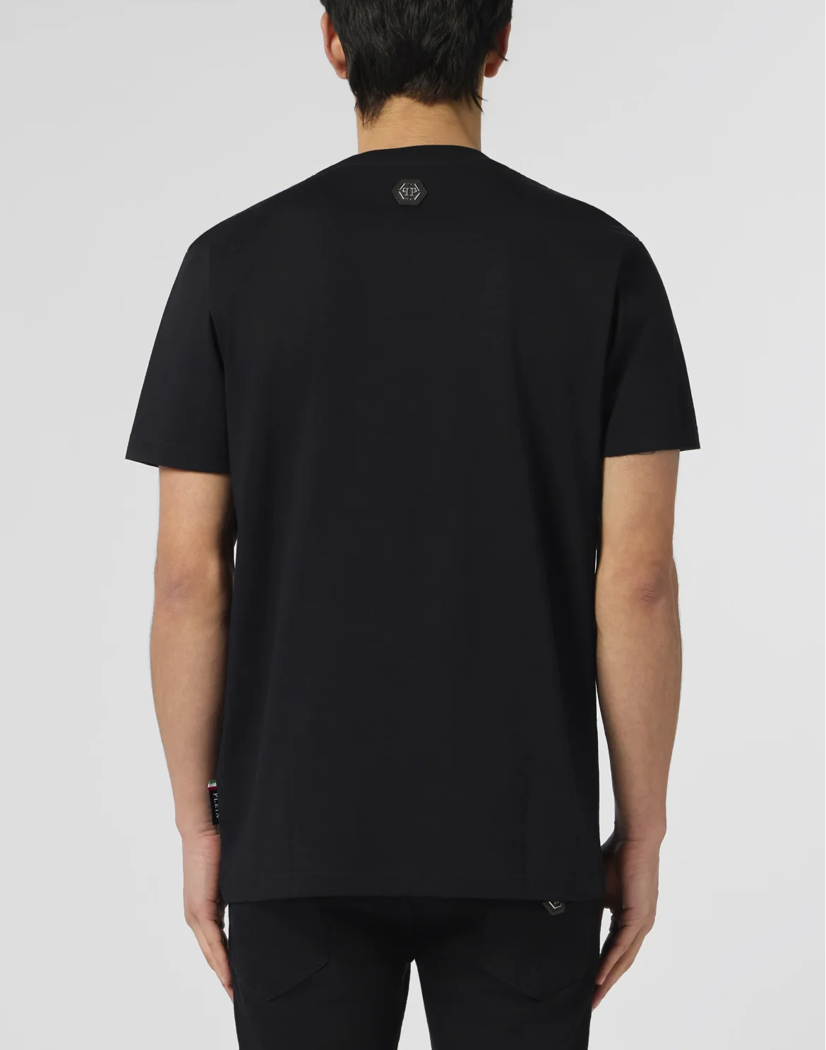 Round Neck T-Shirt Baby Devil Small, цвет: Черный