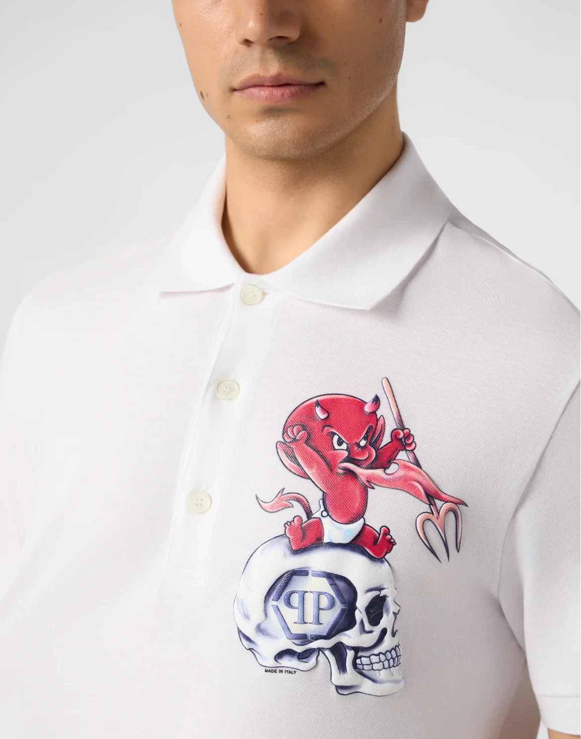 Polo T-Shirt Baby Devil, цвет: Белый