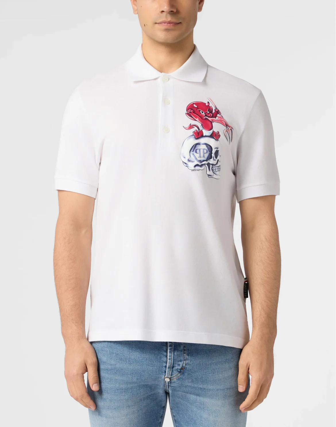 Polo T-Shirt Baby Devil, цвет: Белый