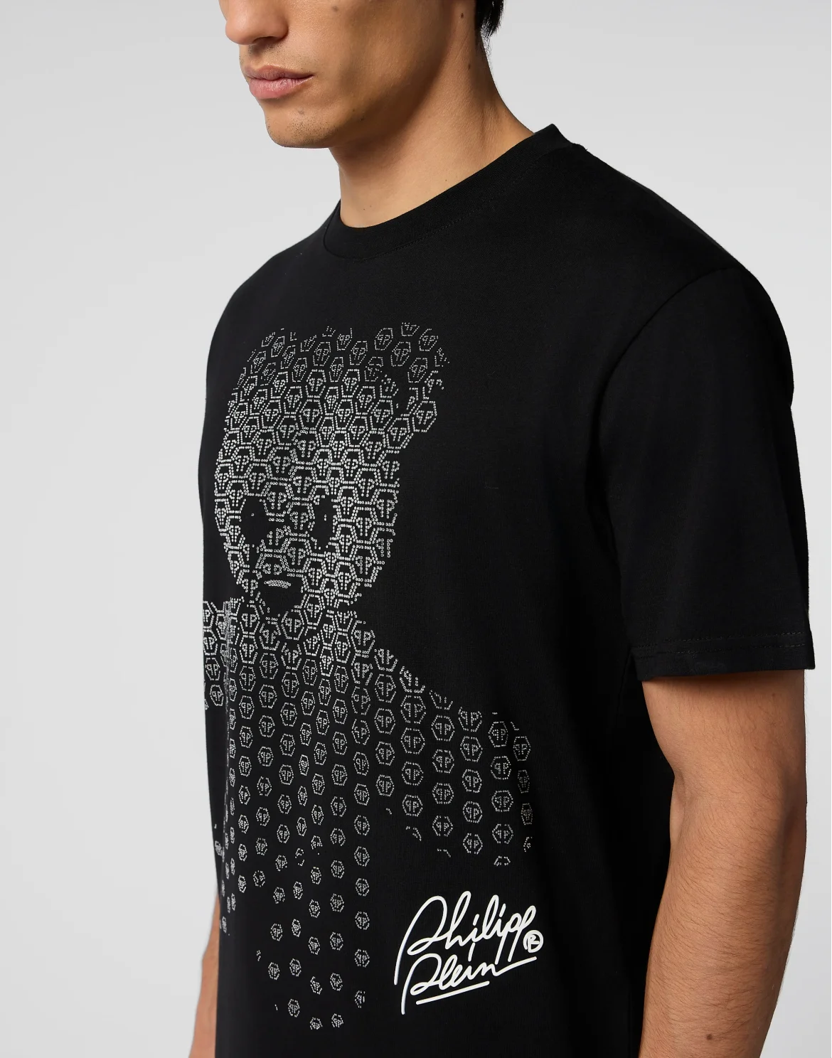 Round Neck T-Shirt Teddy Strass Teddy Bear, цвет: Черный