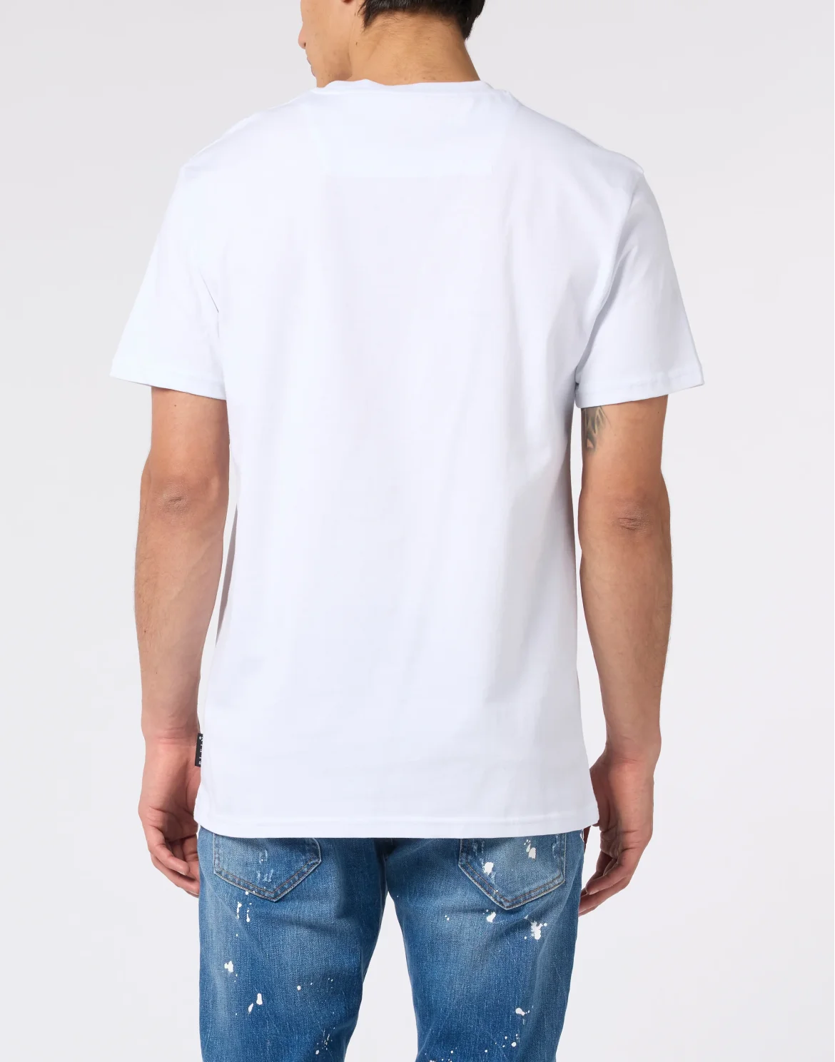 Roundneck T-Shirt Puffy Red Skull Skull, цвет: Белый